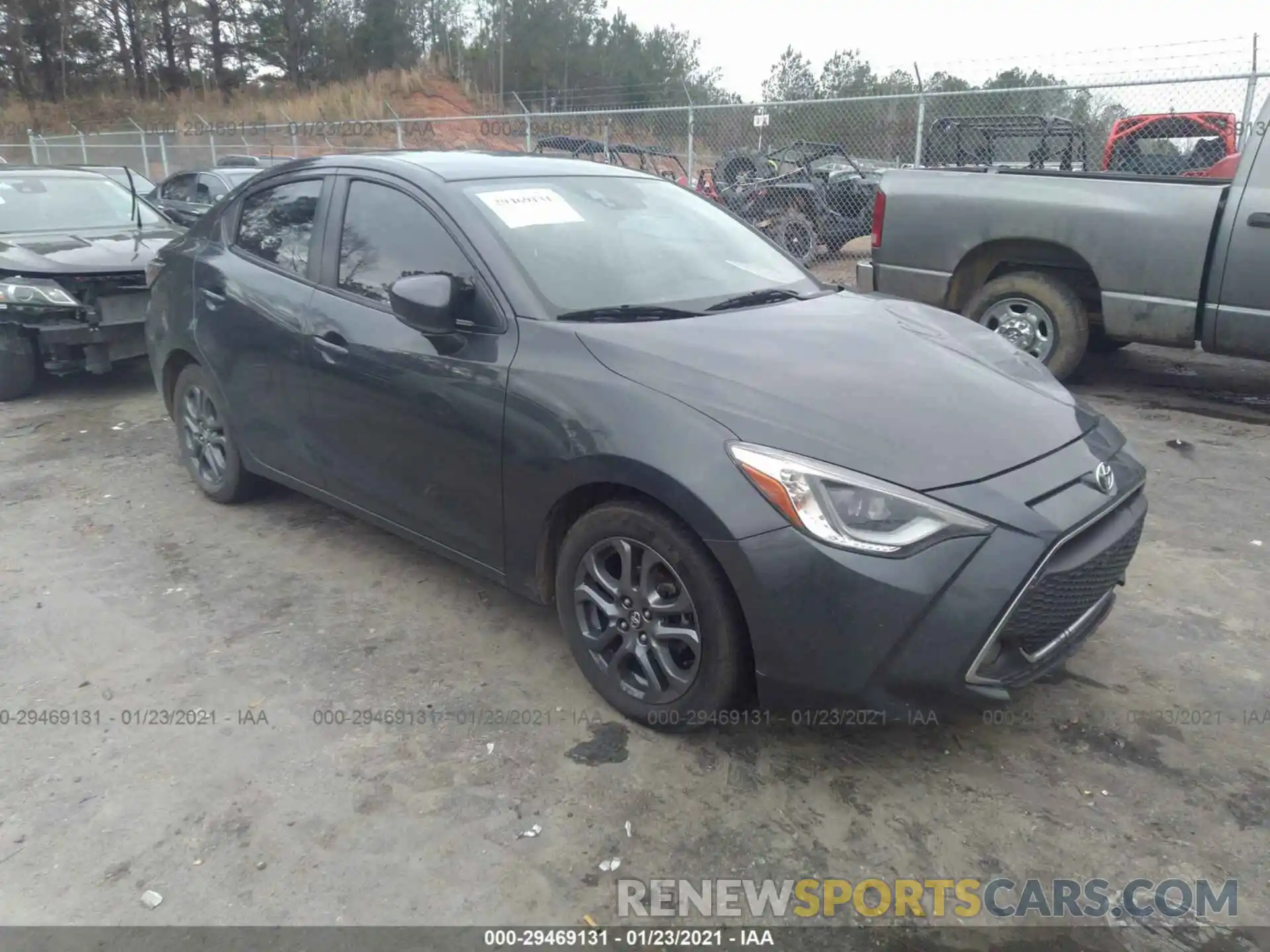 1 Photograph of a damaged car 3MYDLBYV3KY514469 TOYOTA YARIS SEDAN 2019