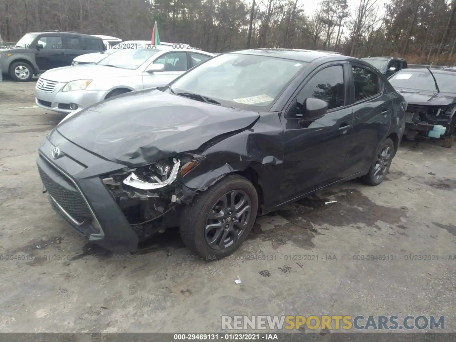 2 Photograph of a damaged car 3MYDLBYV3KY514469 TOYOTA YARIS SEDAN 2019