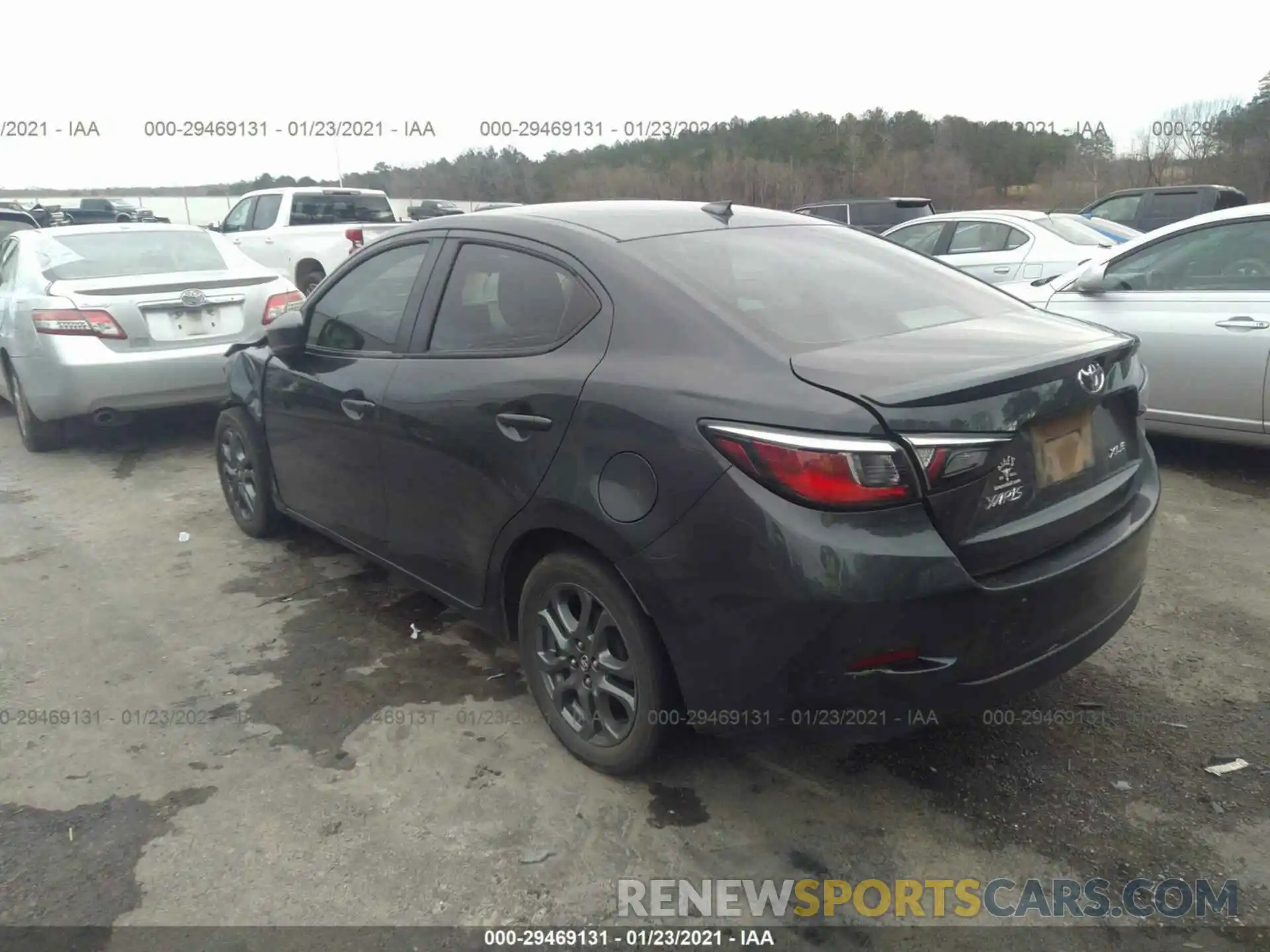 3 Photograph of a damaged car 3MYDLBYV3KY514469 TOYOTA YARIS SEDAN 2019