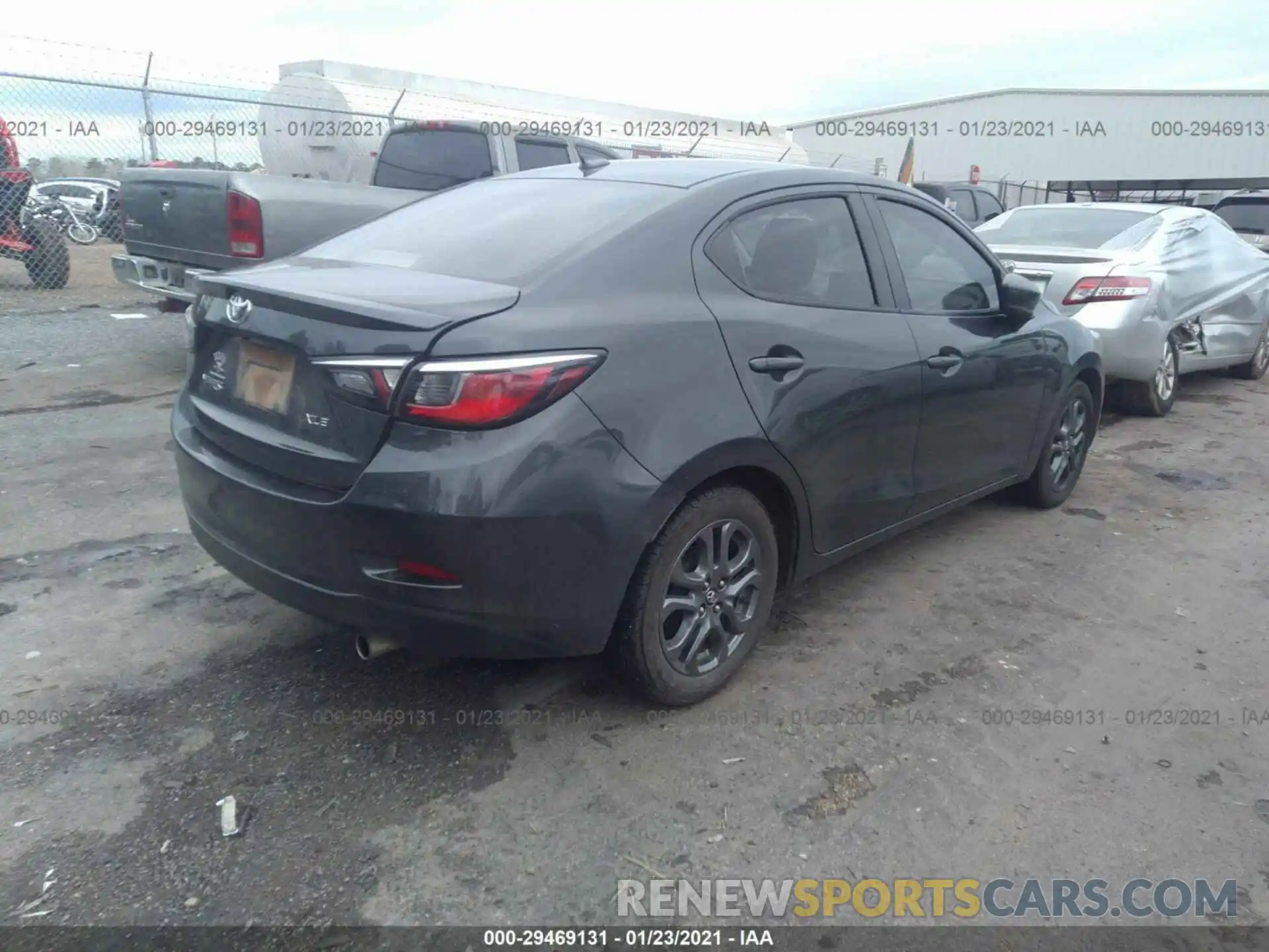 4 Photograph of a damaged car 3MYDLBYV3KY514469 TOYOTA YARIS SEDAN 2019