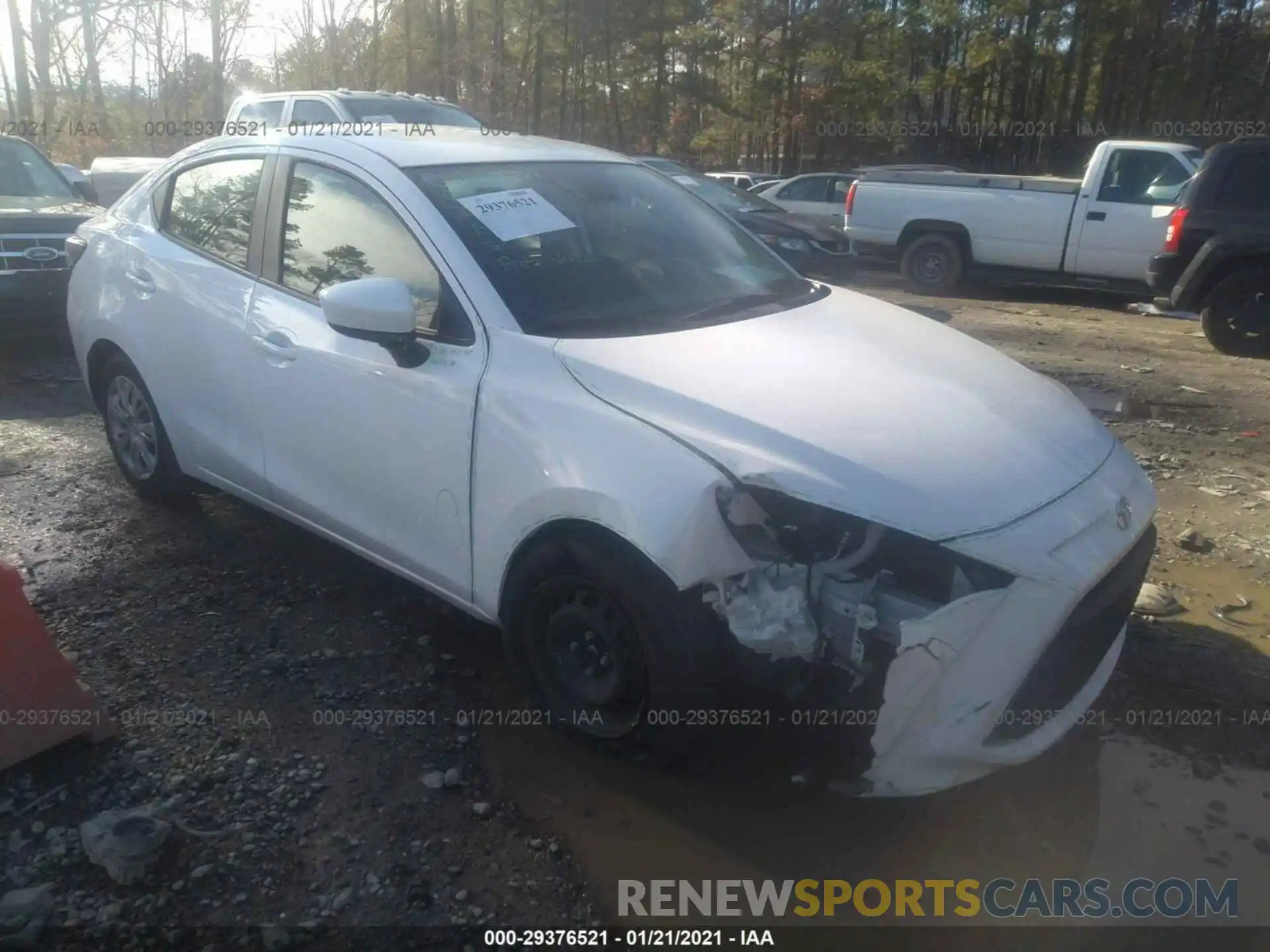 1 Photograph of a damaged car 3MYDLBYV3KY515931 TOYOTA YARIS SEDAN 2019