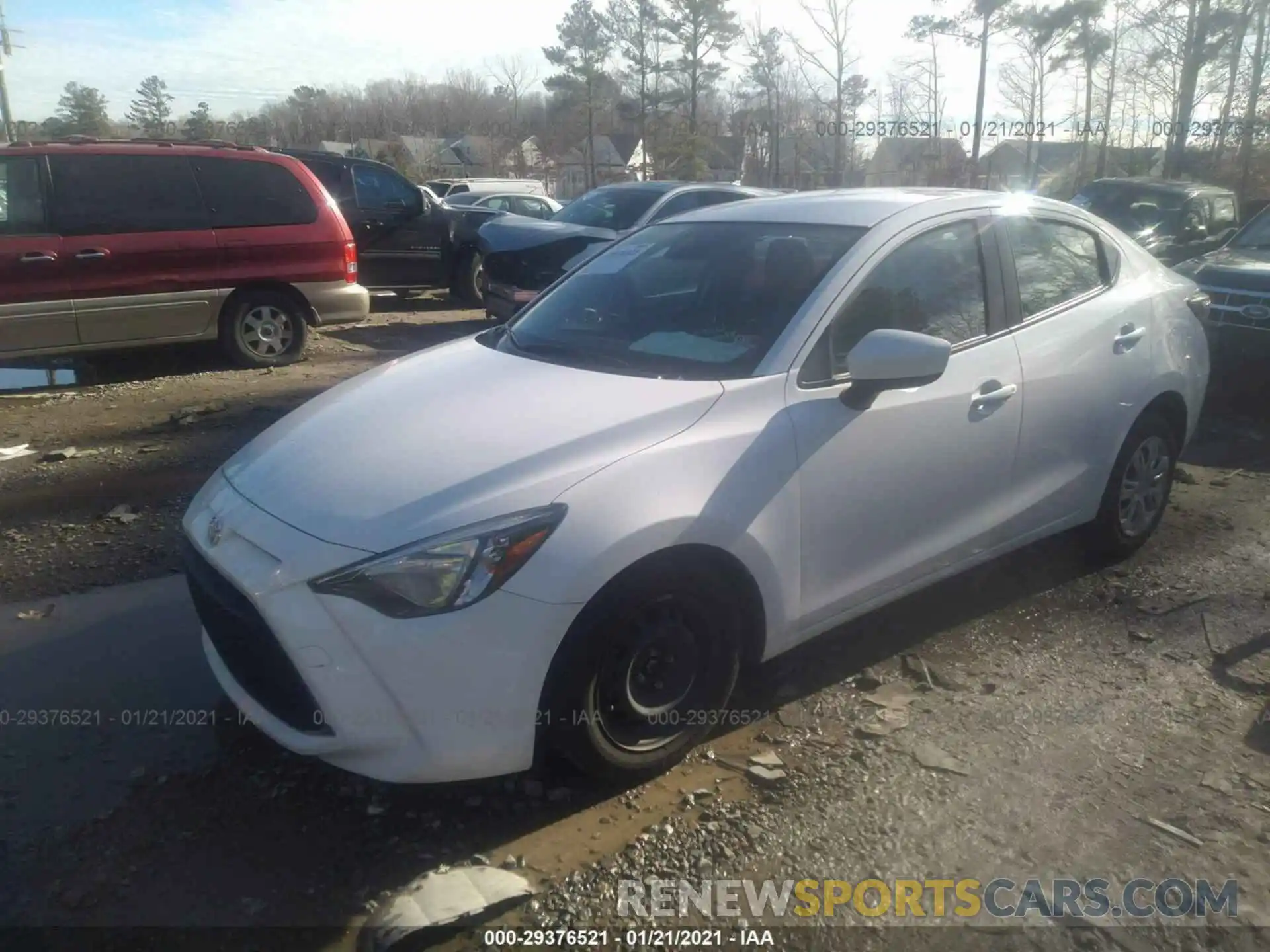 2 Photograph of a damaged car 3MYDLBYV3KY515931 TOYOTA YARIS SEDAN 2019