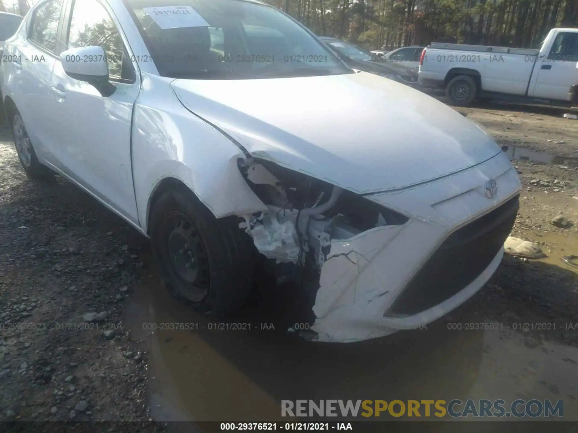 6 Photograph of a damaged car 3MYDLBYV3KY515931 TOYOTA YARIS SEDAN 2019