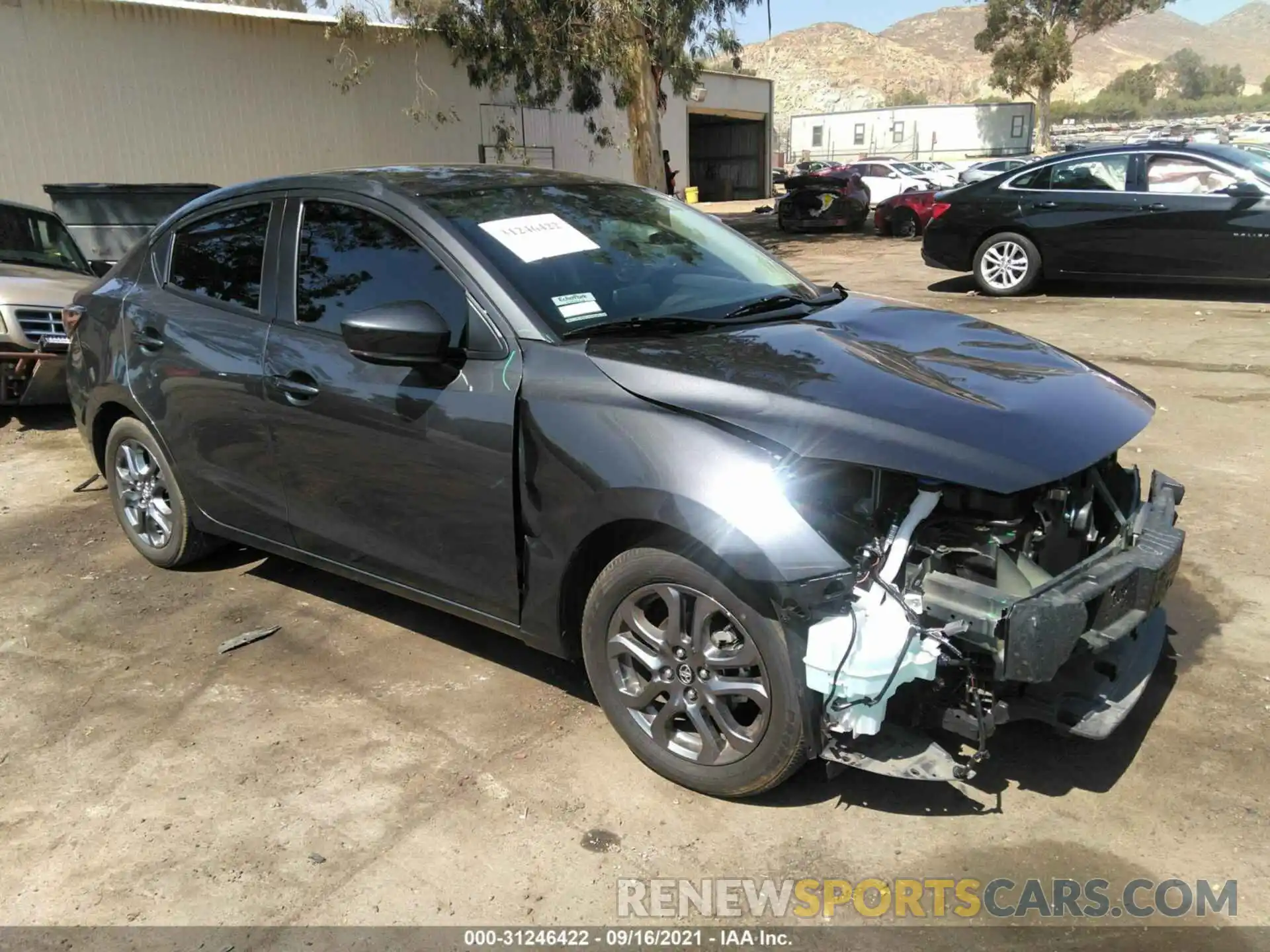 1 Photograph of a damaged car 3MYDLBYV3KY517887 TOYOTA YARIS SEDAN 2019