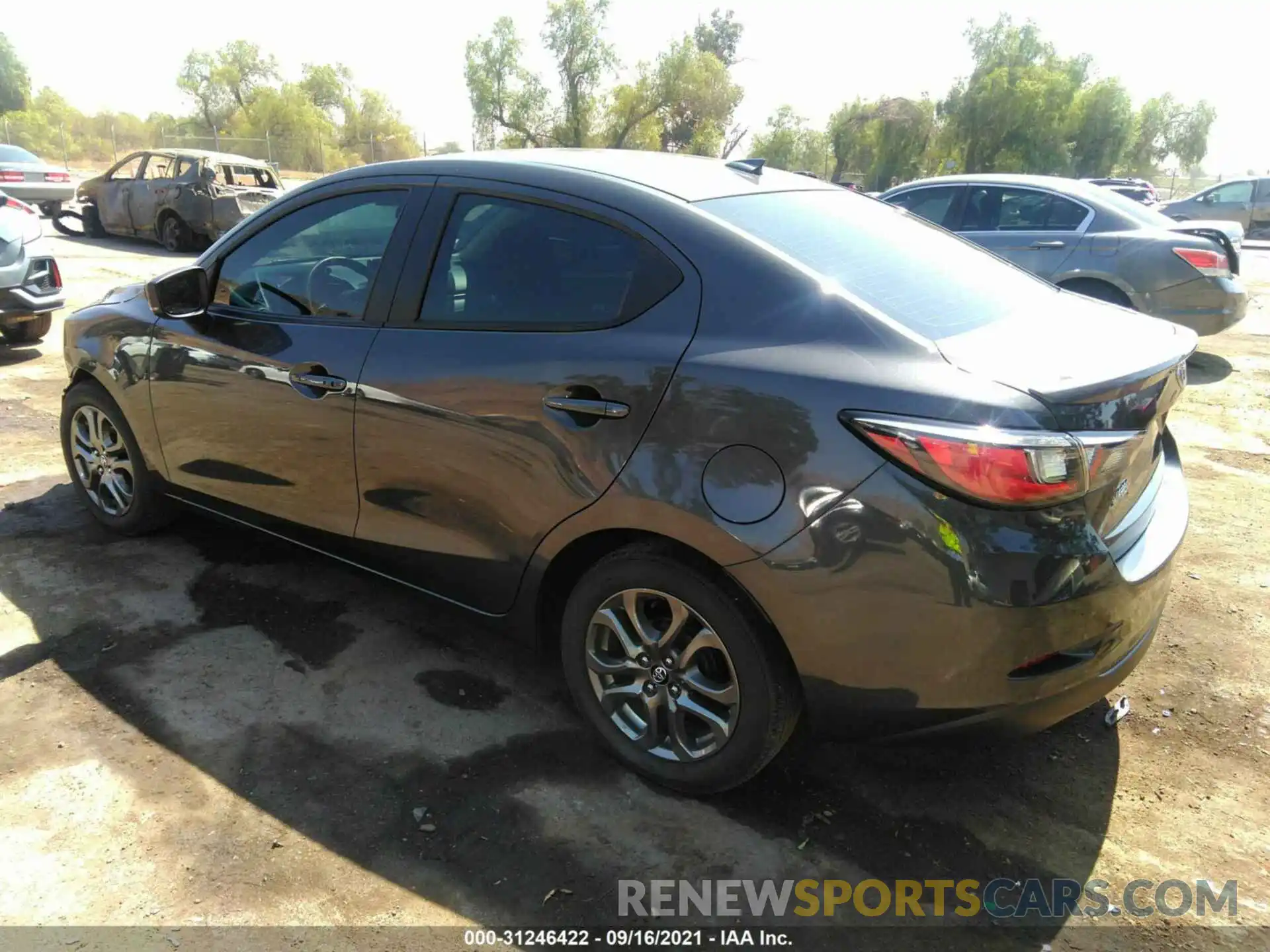 3 Photograph of a damaged car 3MYDLBYV3KY517887 TOYOTA YARIS SEDAN 2019