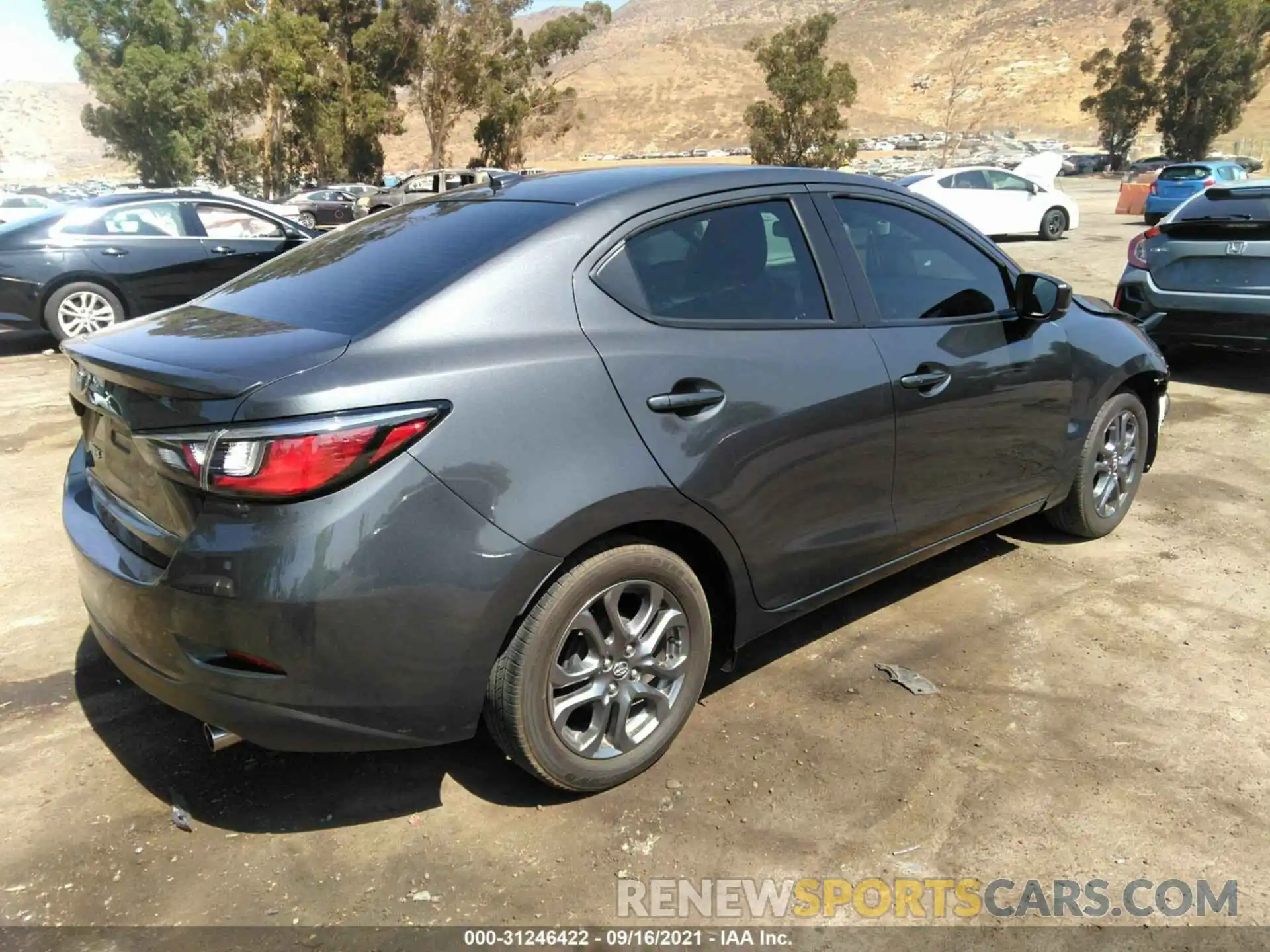 4 Photograph of a damaged car 3MYDLBYV3KY517887 TOYOTA YARIS SEDAN 2019