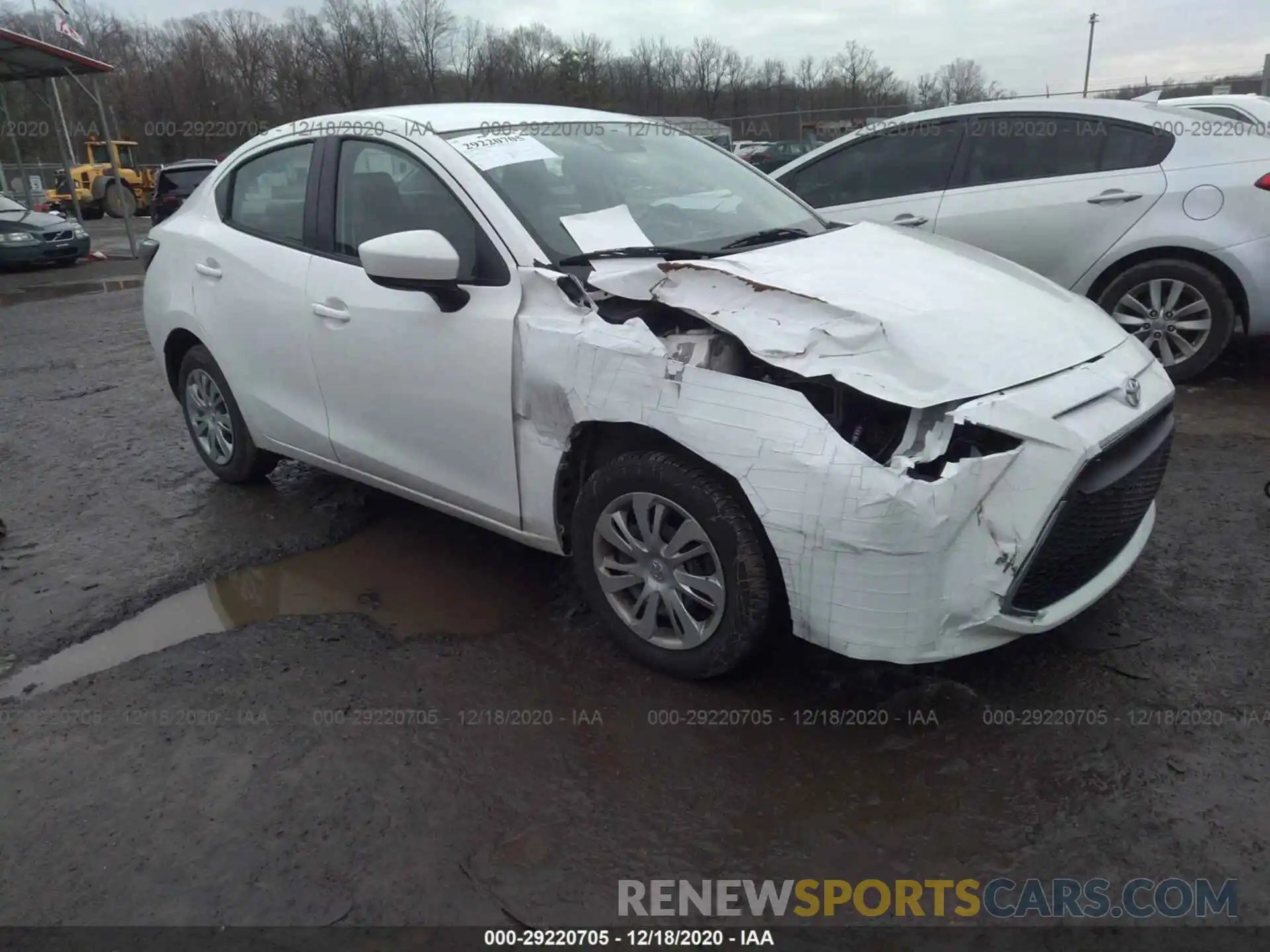 1 Photograph of a damaged car 3MYDLBYV3KY518375 TOYOTA YARIS SEDAN 2019