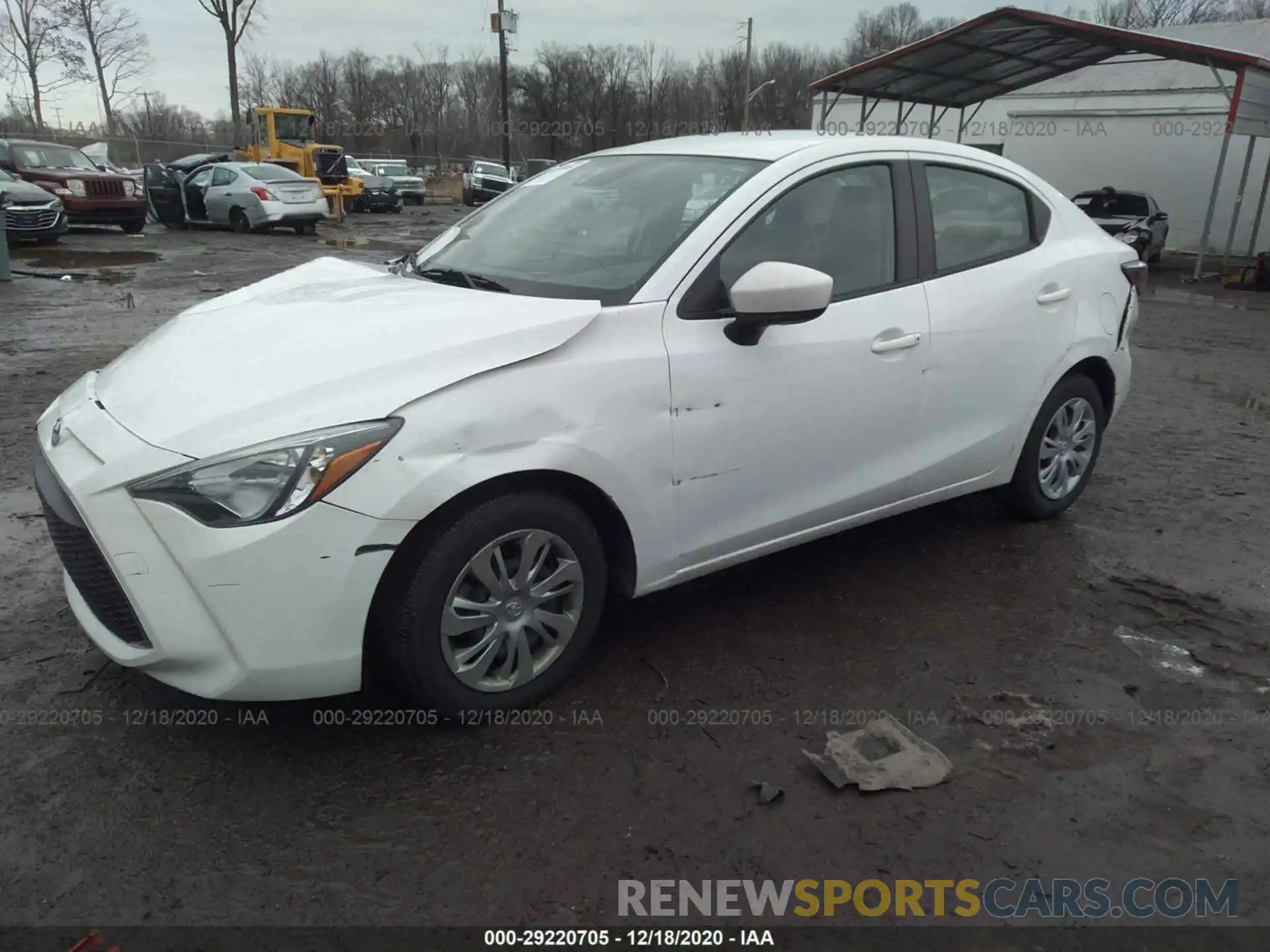 2 Photograph of a damaged car 3MYDLBYV3KY518375 TOYOTA YARIS SEDAN 2019