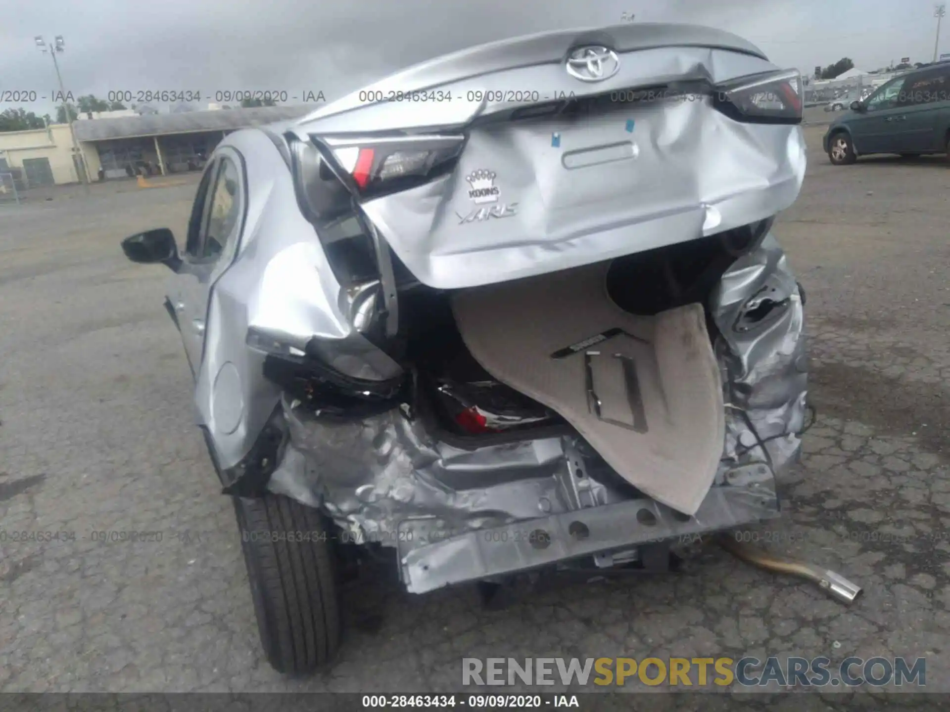 6 Photograph of a damaged car 3MYDLBYV3KY518991 TOYOTA YARIS SEDAN 2019