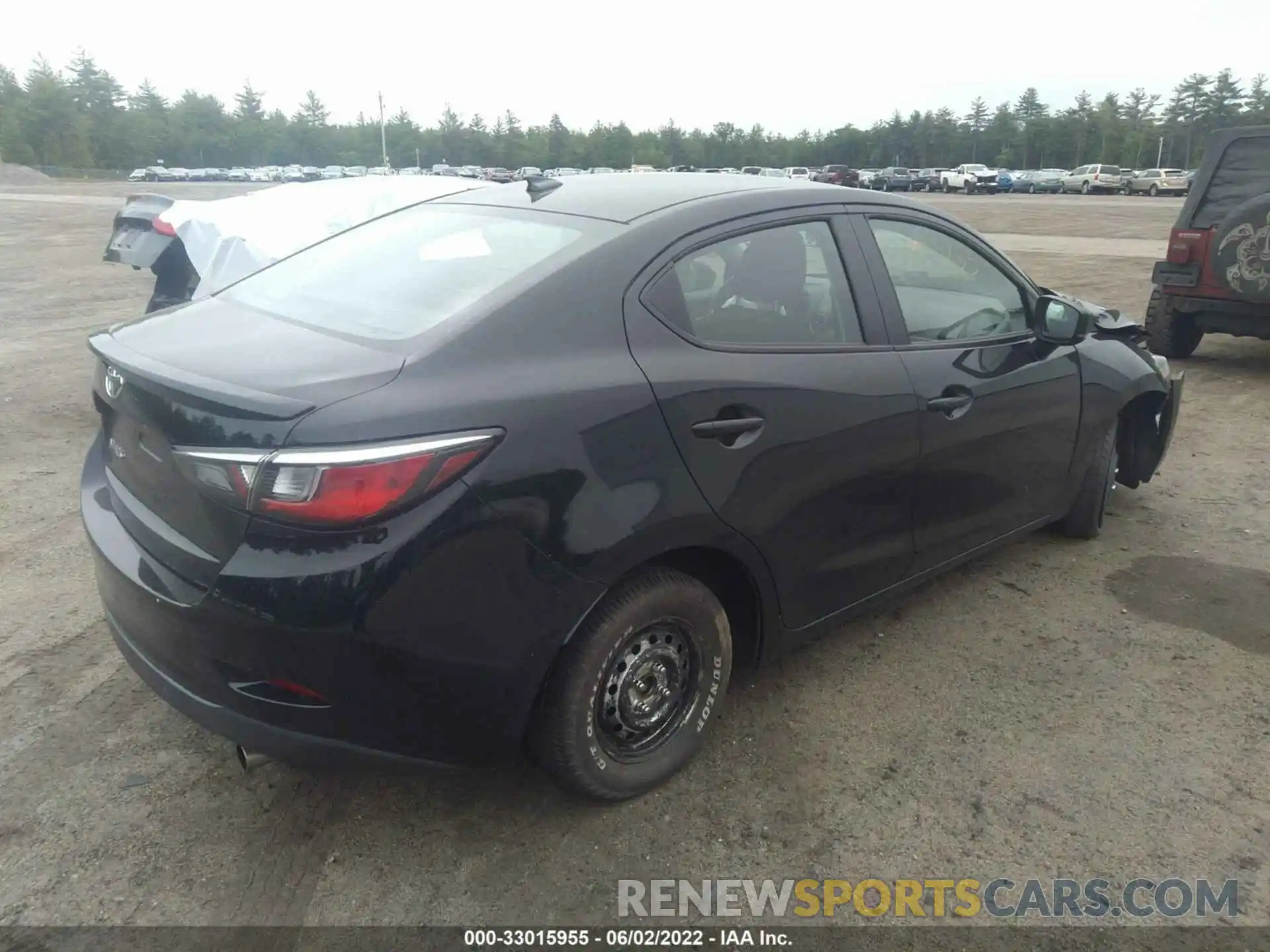 4 Photograph of a damaged car 3MYDLBYV3KY521437 TOYOTA YARIS SEDAN 2019