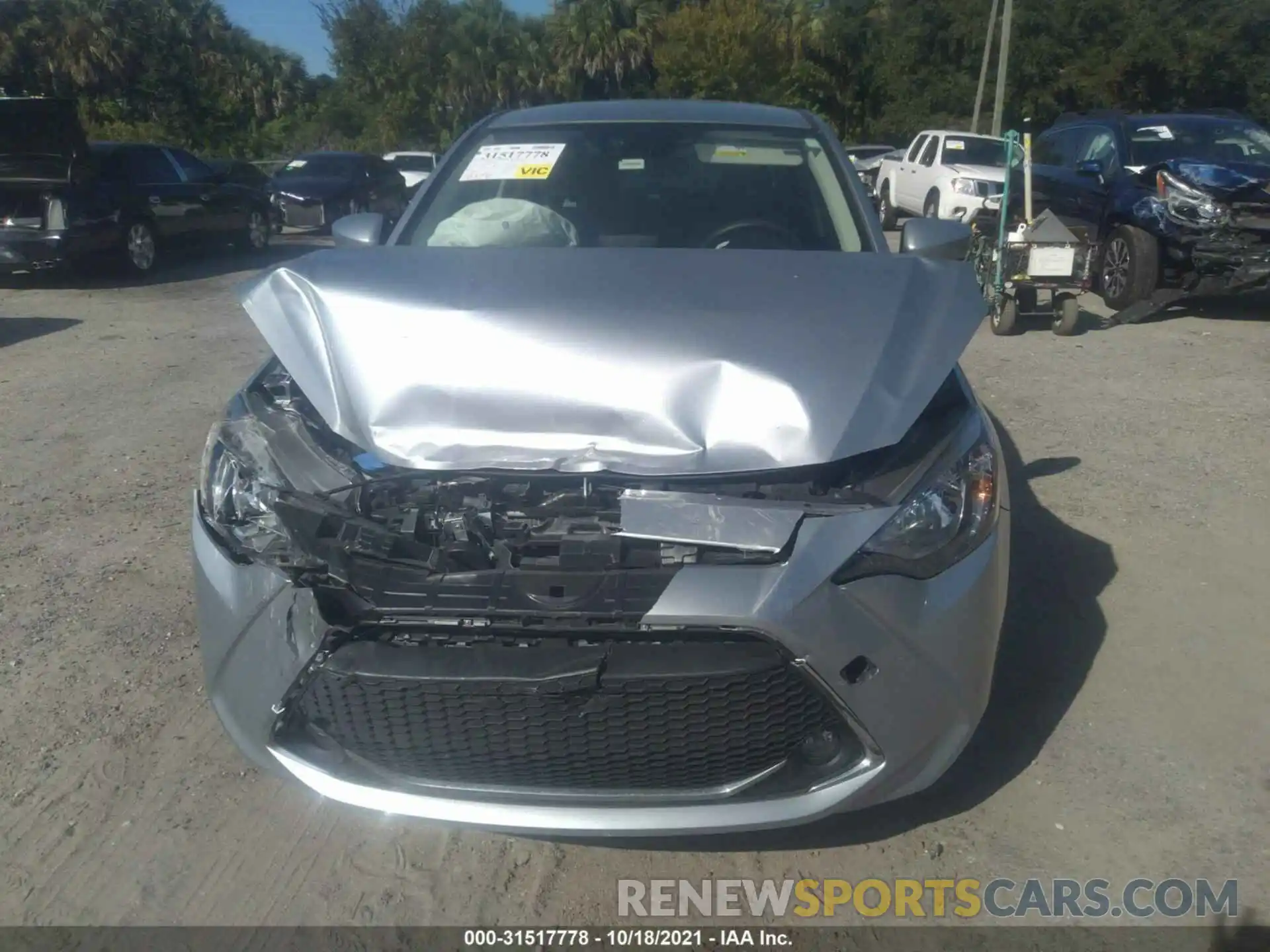 6 Photograph of a damaged car 3MYDLBYV3KY524483 TOYOTA YARIS SEDAN 2019