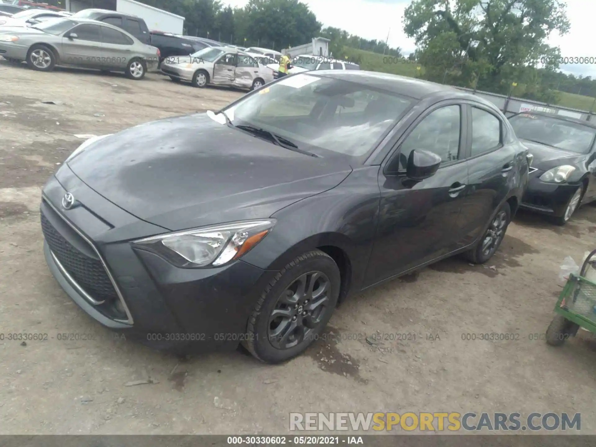 2 Photograph of a damaged car 3MYDLBYV3KY526928 TOYOTA YARIS SEDAN 2019