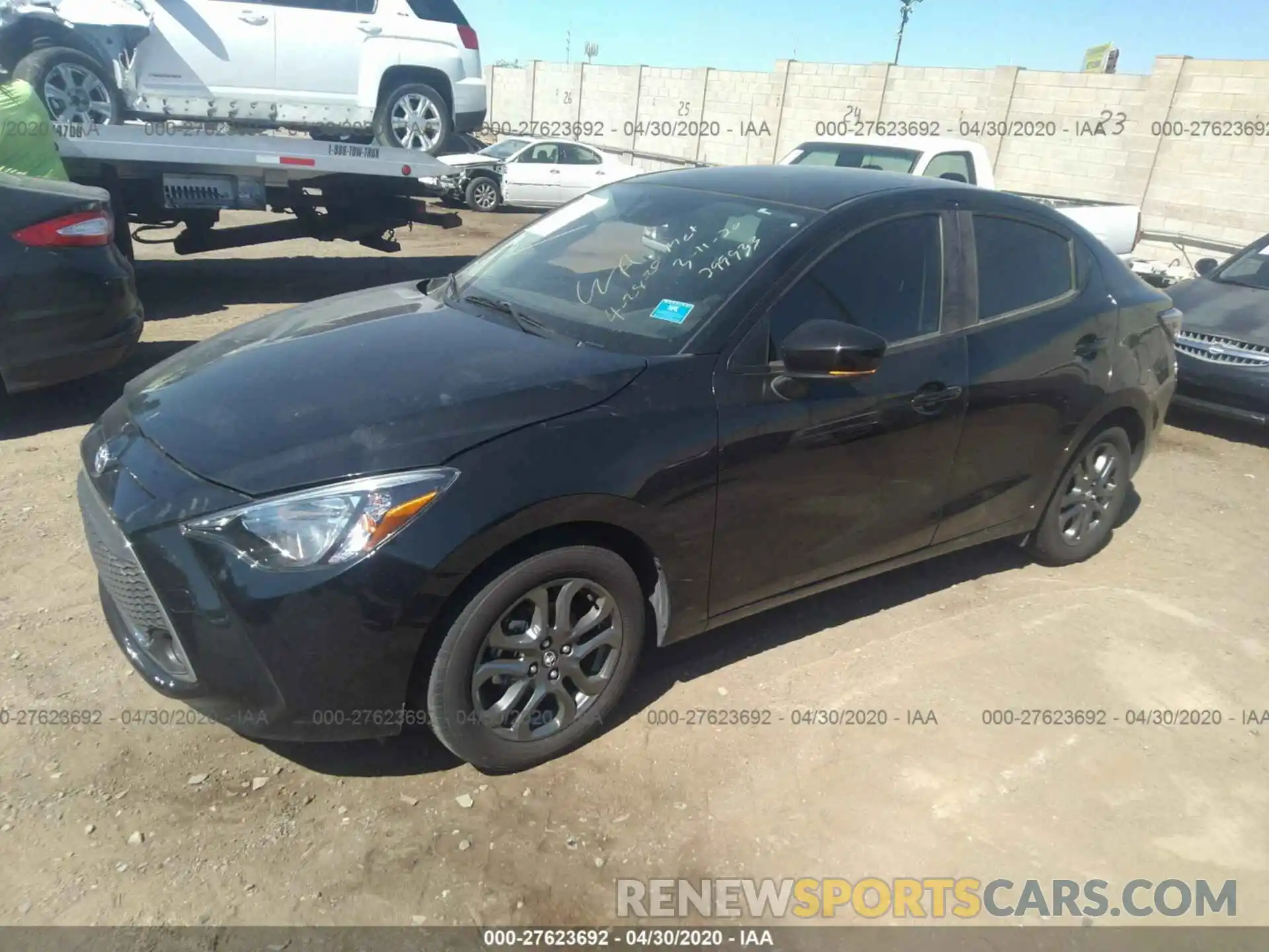 2 Photograph of a damaged car 3MYDLBYV3KY526976 TOYOTA YARIS SEDAN 2019