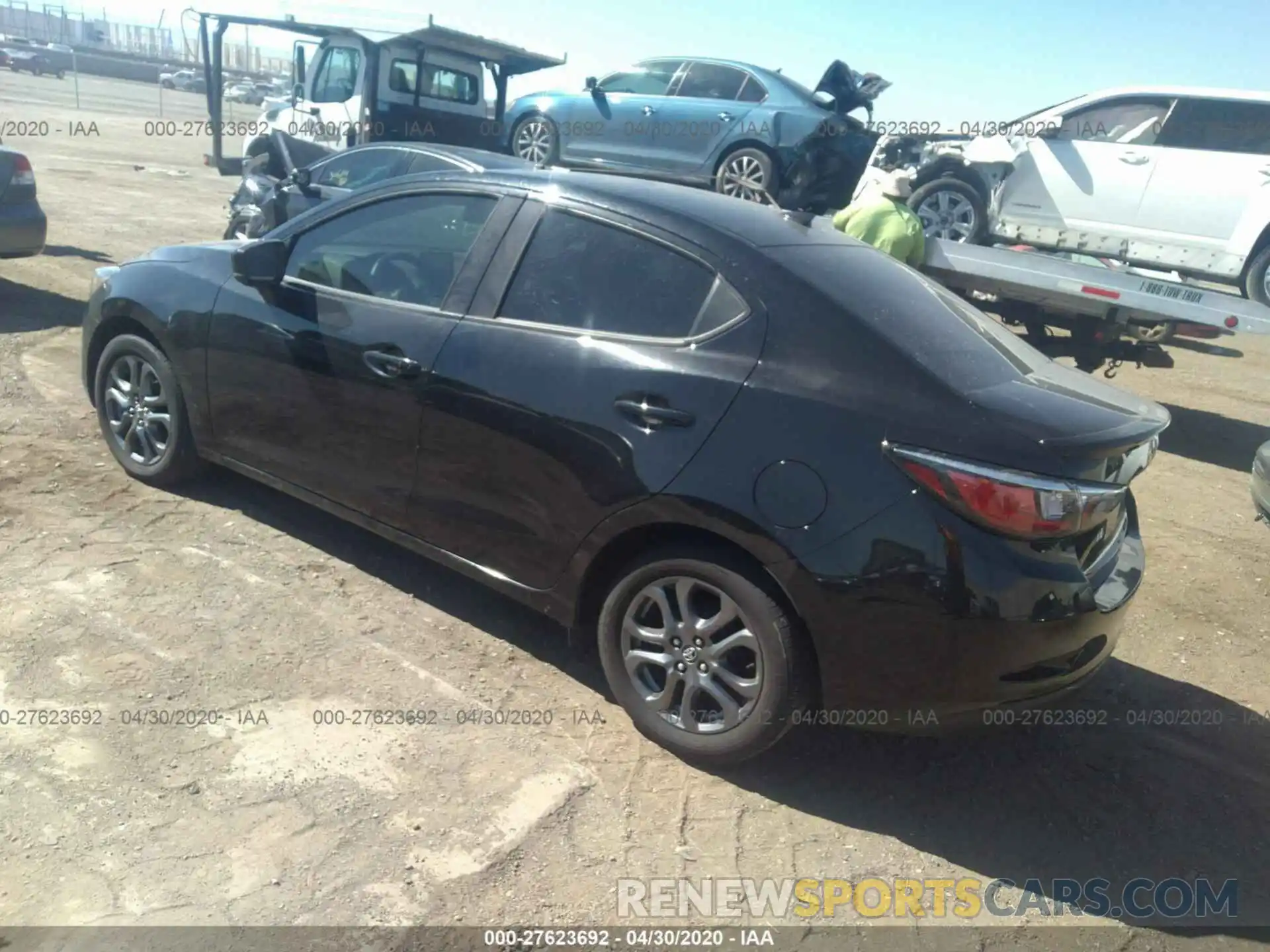 3 Photograph of a damaged car 3MYDLBYV3KY526976 TOYOTA YARIS SEDAN 2019