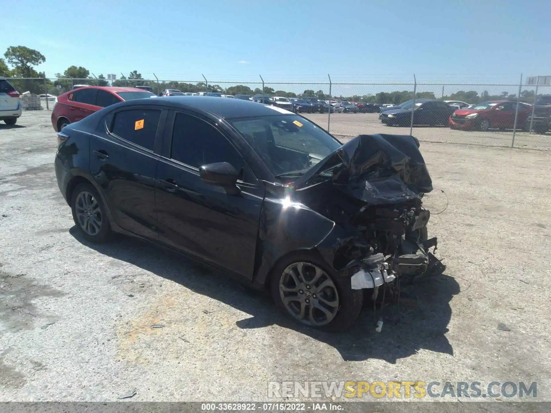 1 Photograph of a damaged car 3MYDLBYV3KY528193 TOYOTA YARIS SEDAN 2019