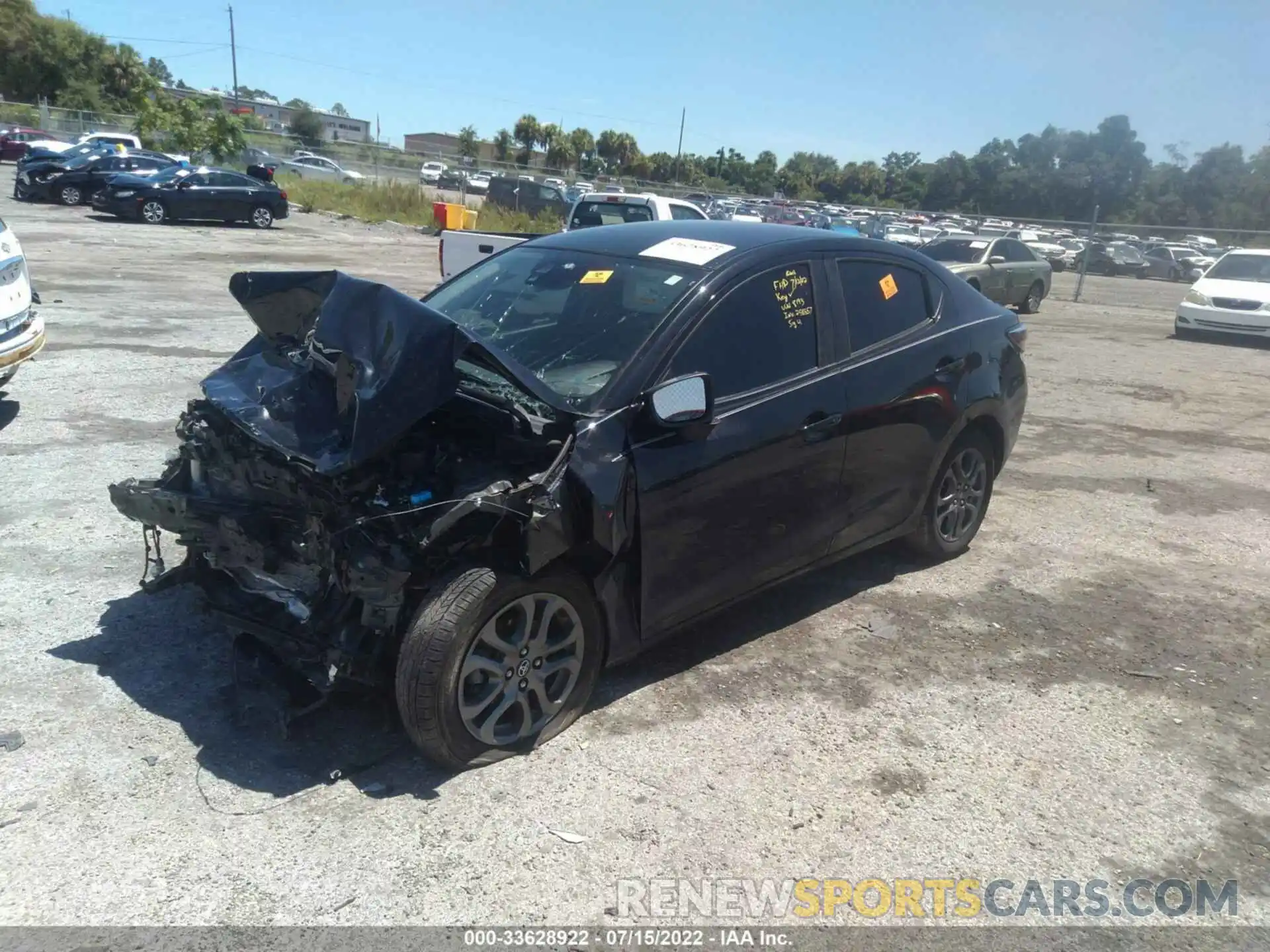 2 Photograph of a damaged car 3MYDLBYV3KY528193 TOYOTA YARIS SEDAN 2019