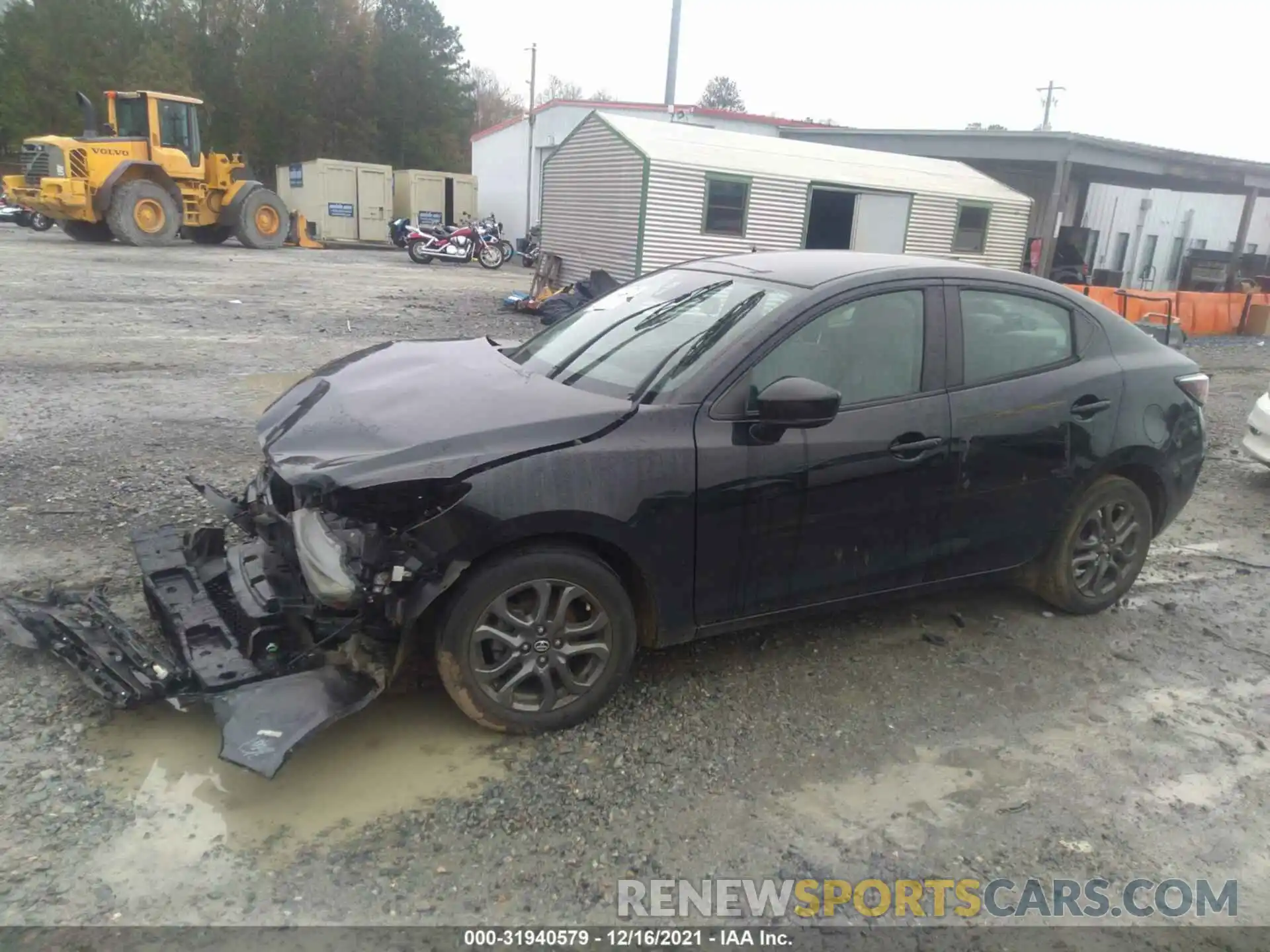 2 Photograph of a damaged car 3MYDLBYV4KY500581 TOYOTA YARIS SEDAN 2019