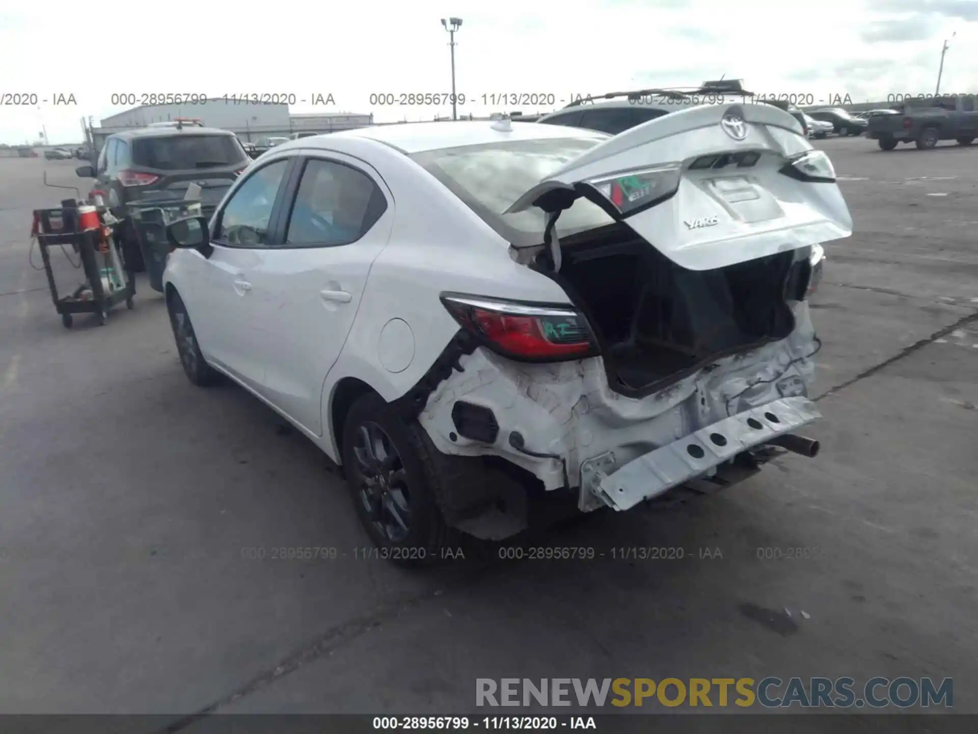 3 Photograph of a damaged car 3MYDLBYV4KY503562 TOYOTA YARIS SEDAN 2019