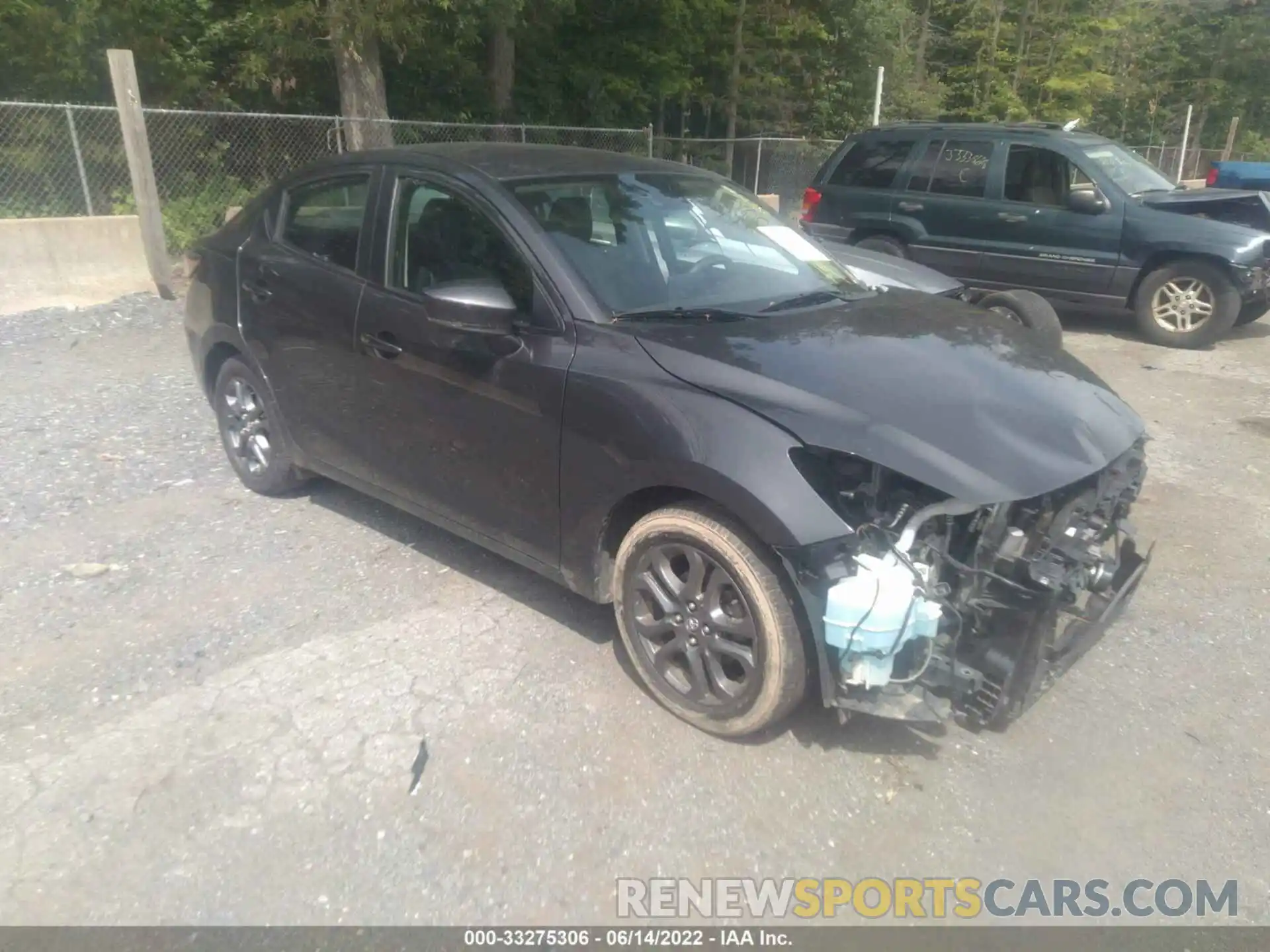 1 Photograph of a damaged car 3MYDLBYV4KY507837 TOYOTA YARIS SEDAN 2019