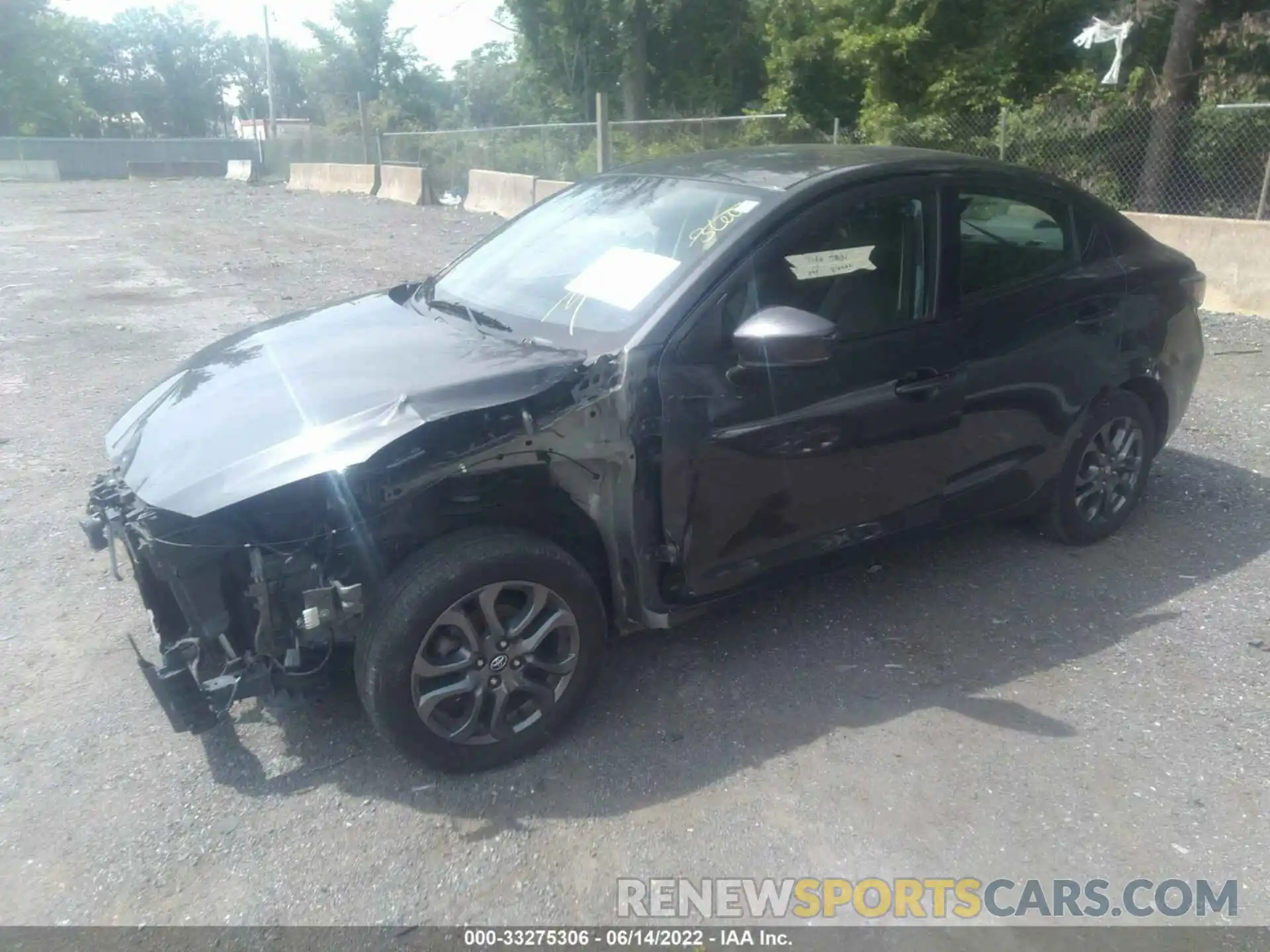 2 Photograph of a damaged car 3MYDLBYV4KY507837 TOYOTA YARIS SEDAN 2019