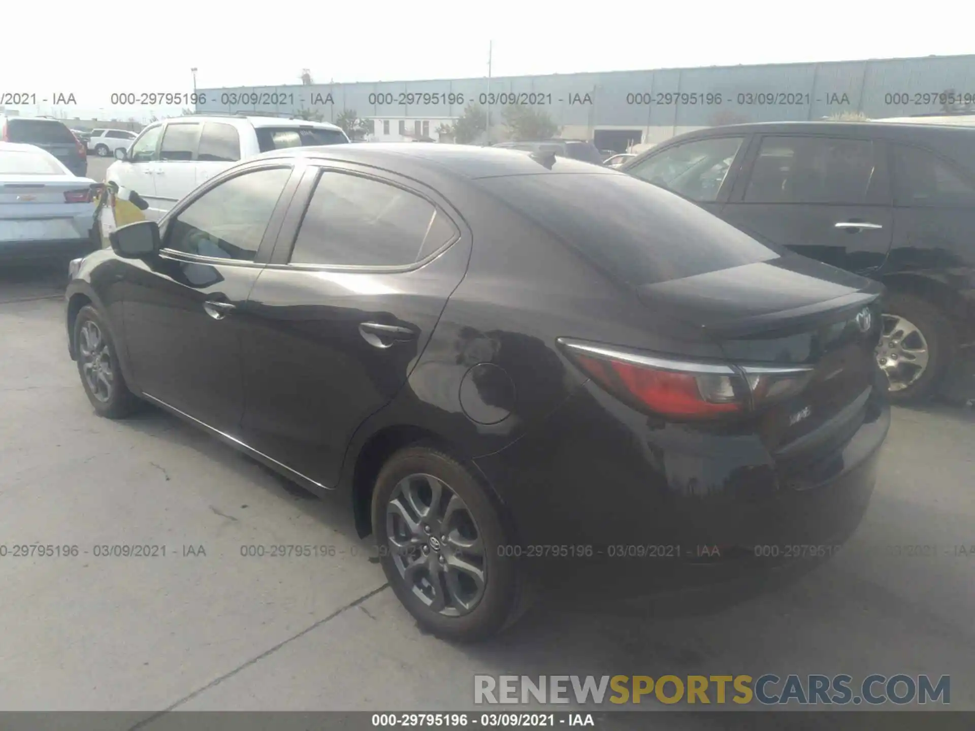 3 Photograph of a damaged car 3MYDLBYV4KY508325 TOYOTA YARIS SEDAN 2019