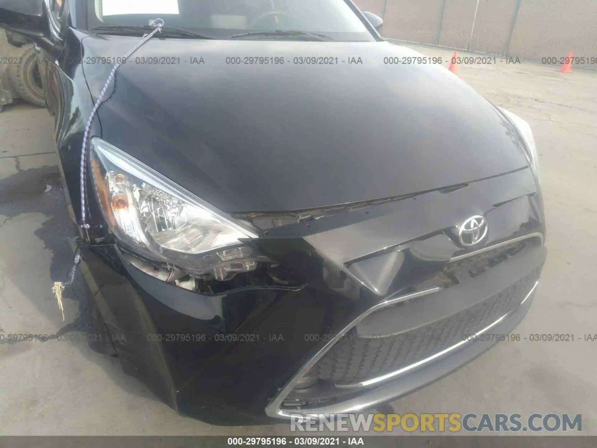 6 Photograph of a damaged car 3MYDLBYV4KY508325 TOYOTA YARIS SEDAN 2019