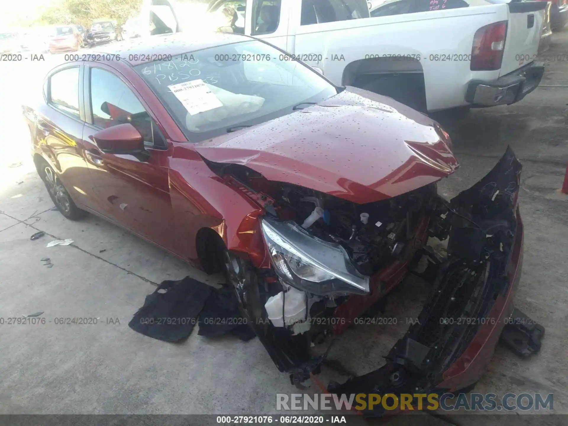 1 Photograph of a damaged car 3MYDLBYV4KY509393 TOYOTA YARIS SEDAN 2019