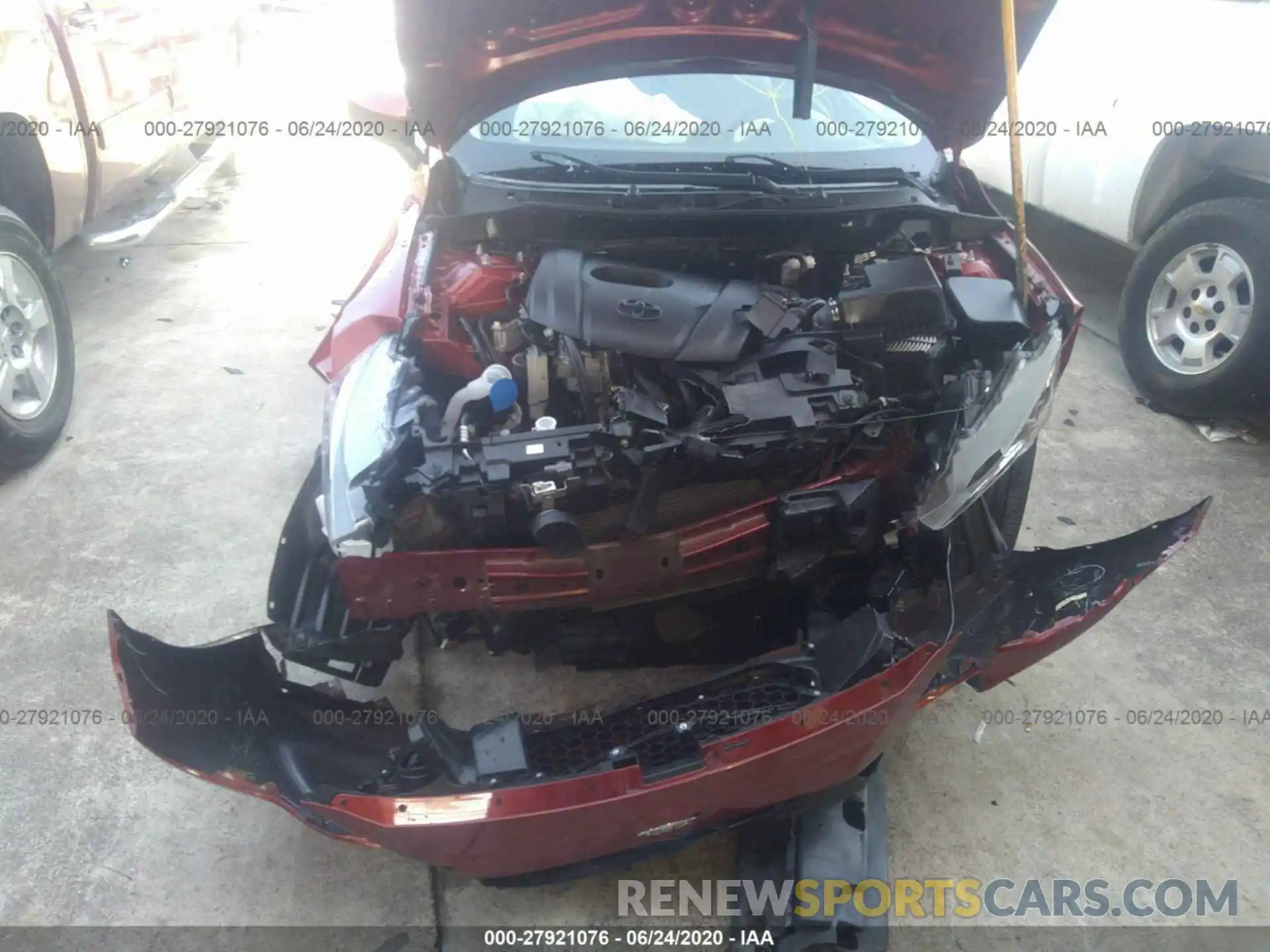 6 Photograph of a damaged car 3MYDLBYV4KY509393 TOYOTA YARIS SEDAN 2019