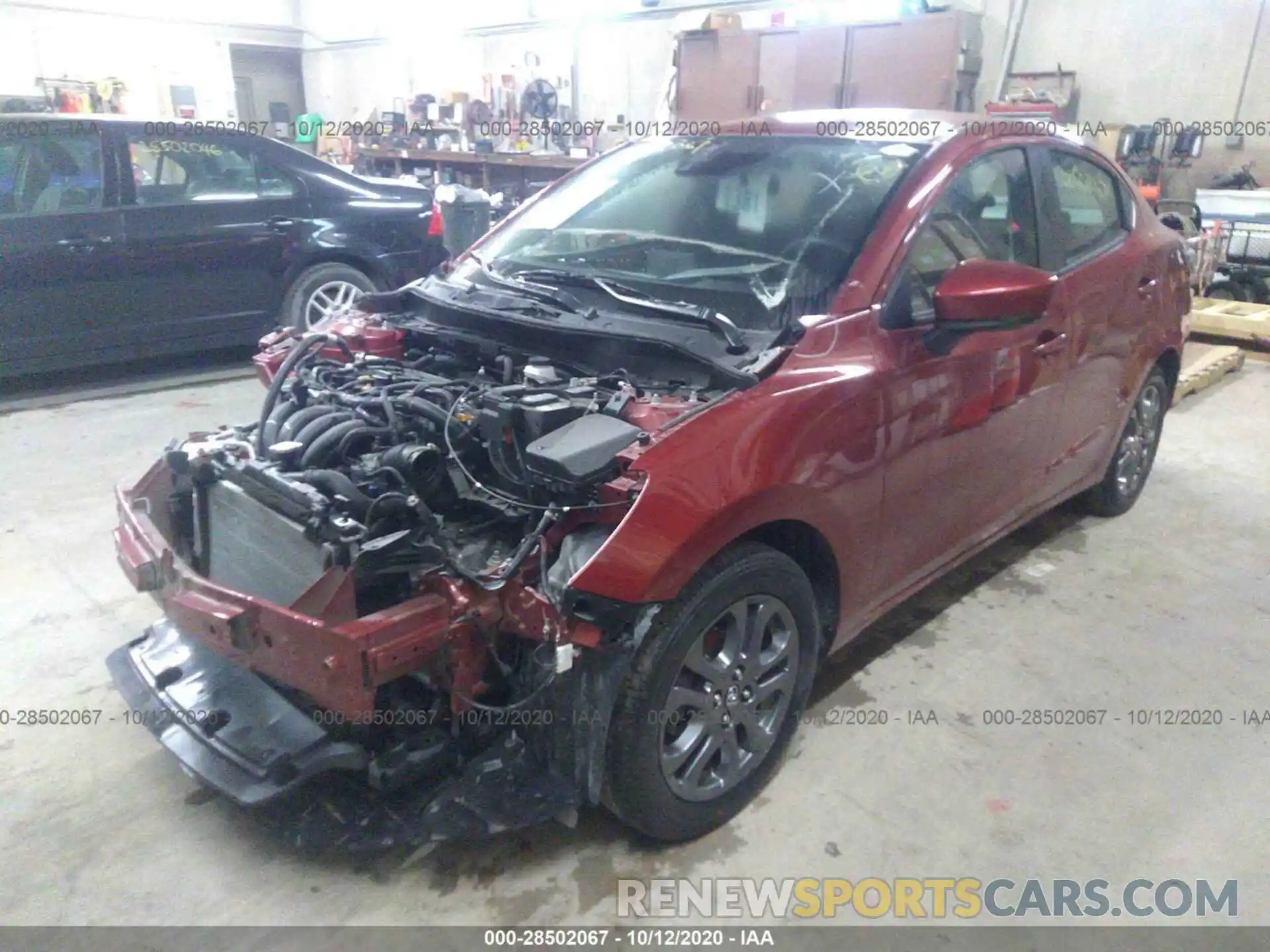 2 Photograph of a damaged car 3MYDLBYV4KY511161 TOYOTA YARIS SEDAN 2019