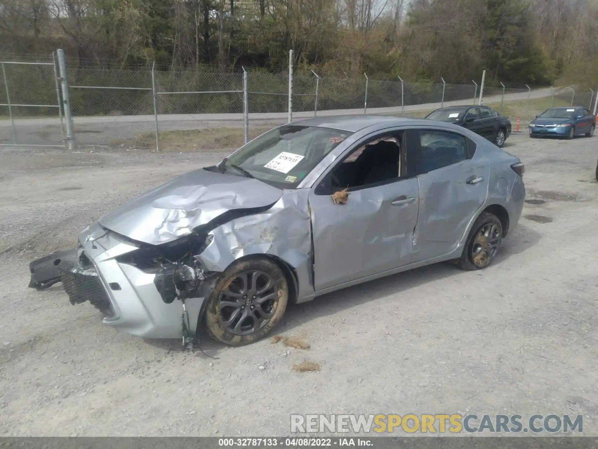 2 Photograph of a damaged car 3MYDLBYV4KY513623 TOYOTA YARIS SEDAN 2019