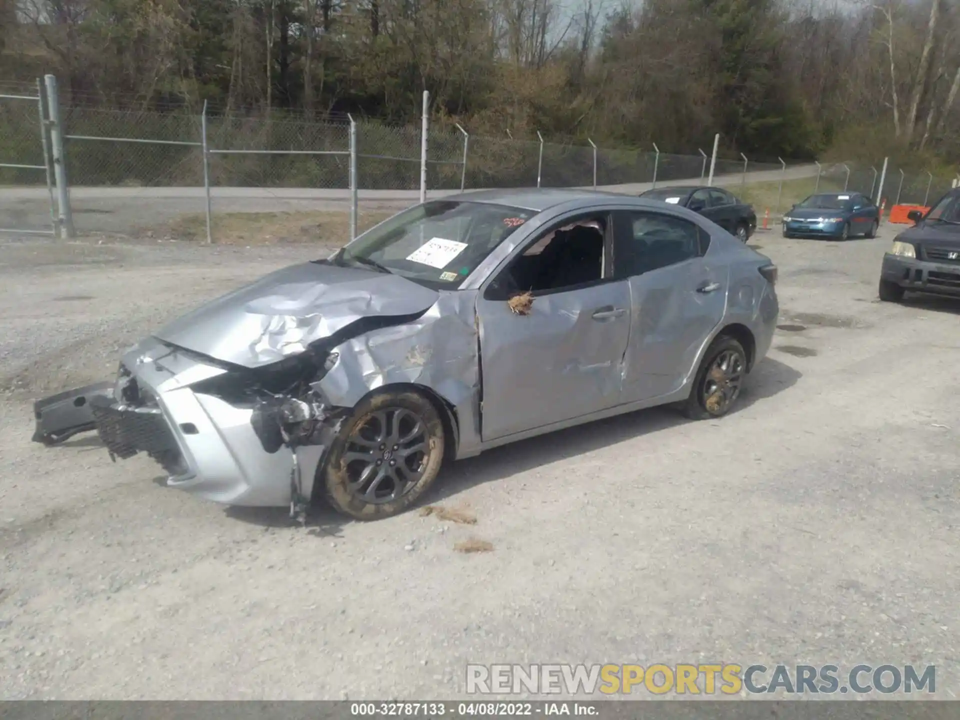 6 Photograph of a damaged car 3MYDLBYV4KY513623 TOYOTA YARIS SEDAN 2019