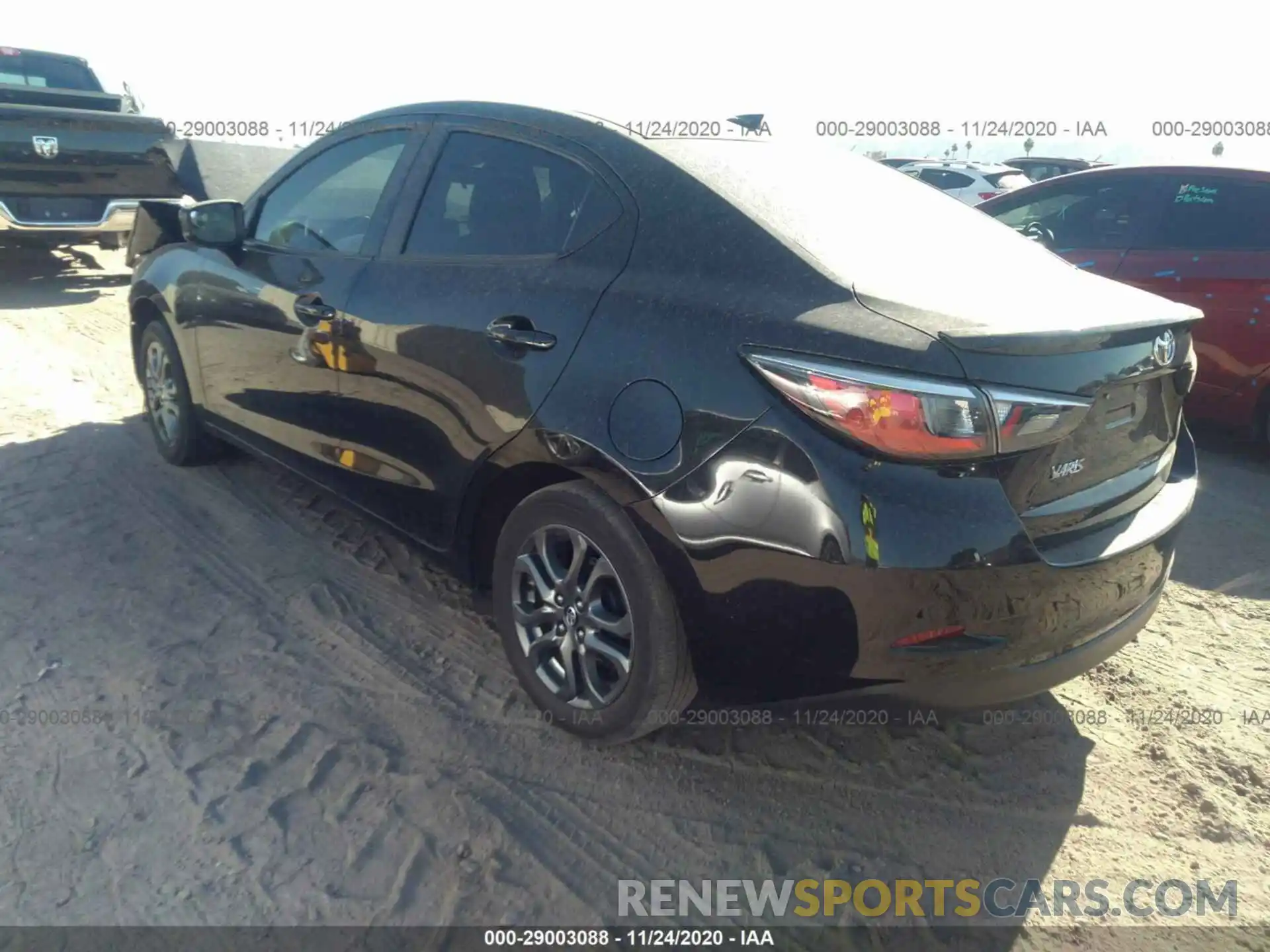 3 Photograph of a damaged car 3MYDLBYV4KY517252 TOYOTA YARIS SEDAN 2019