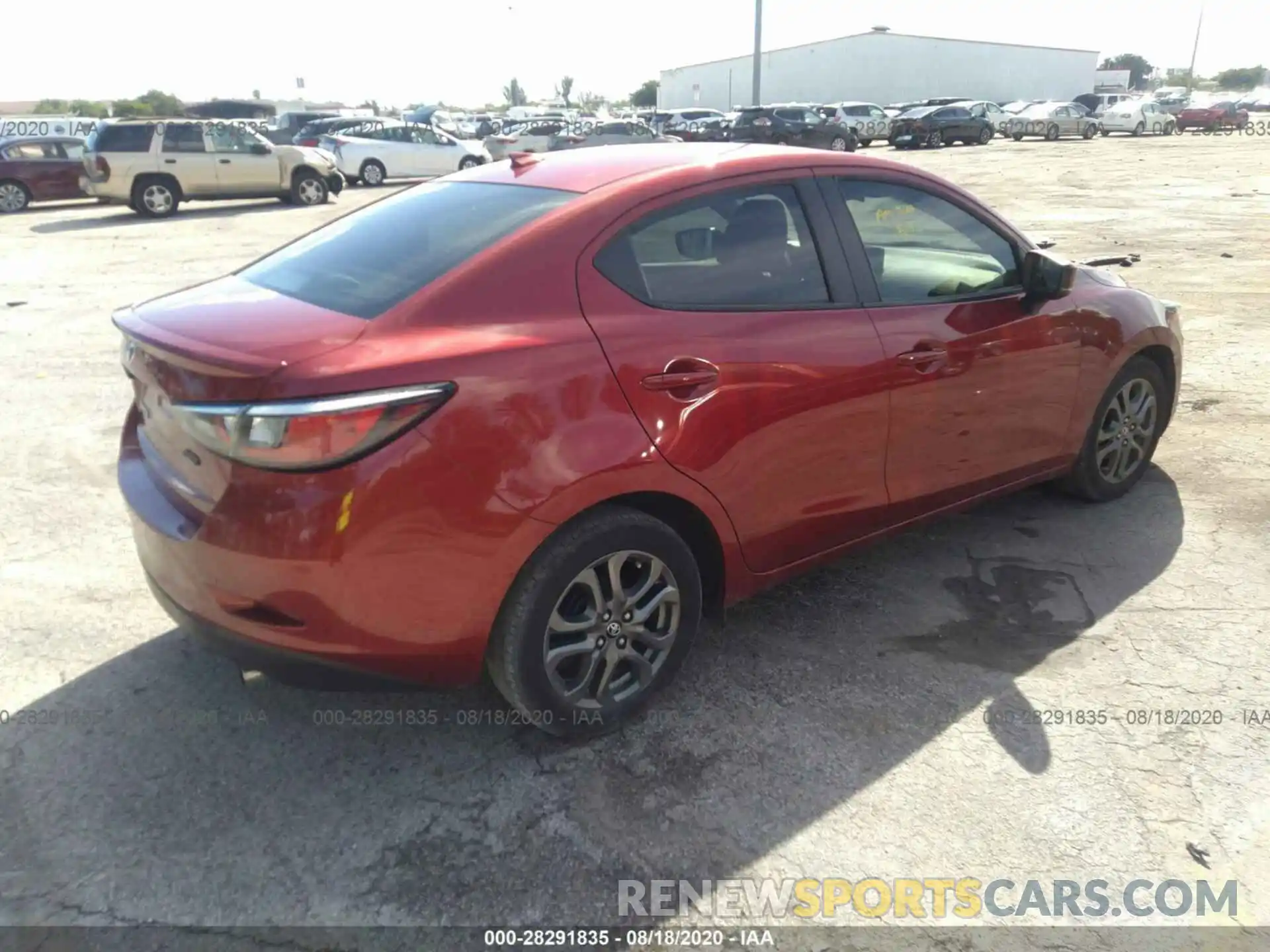 4 Photograph of a damaged car 3MYDLBYV4KY517266 TOYOTA YARIS SEDAN 2019