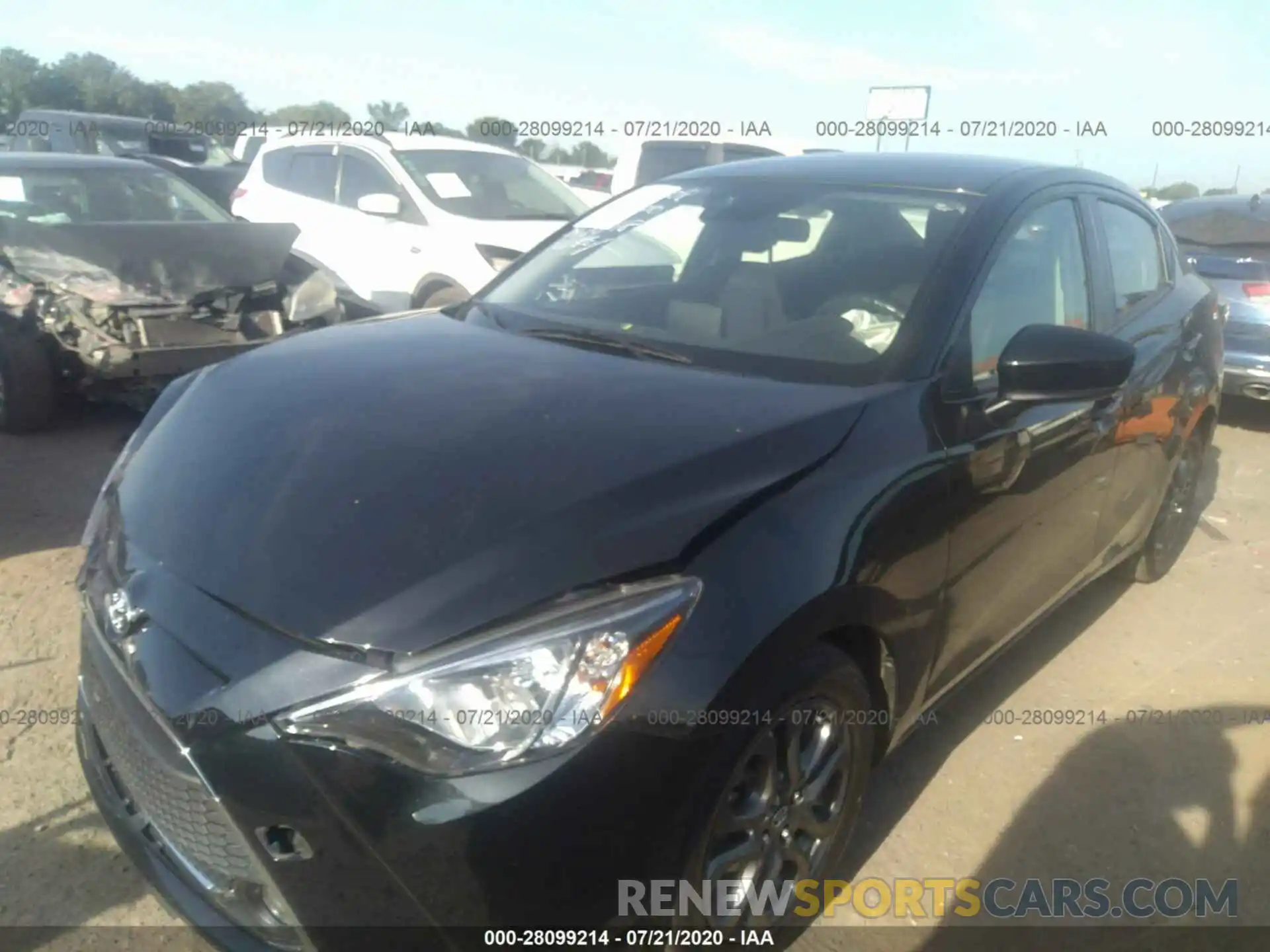 2 Photograph of a damaged car 3MYDLBYV4KY519518 TOYOTA YARIS SEDAN 2019