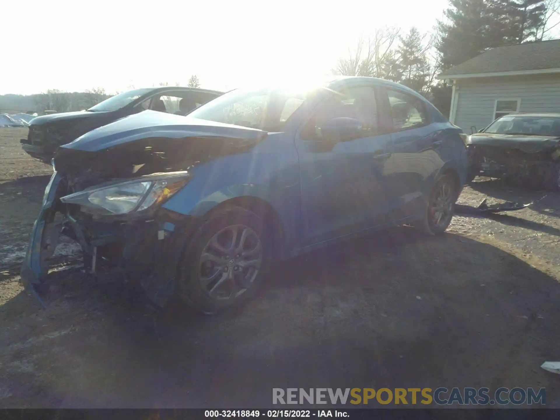 2 Photograph of a damaged car 3MYDLBYV4KY520118 TOYOTA YARIS SEDAN 2019