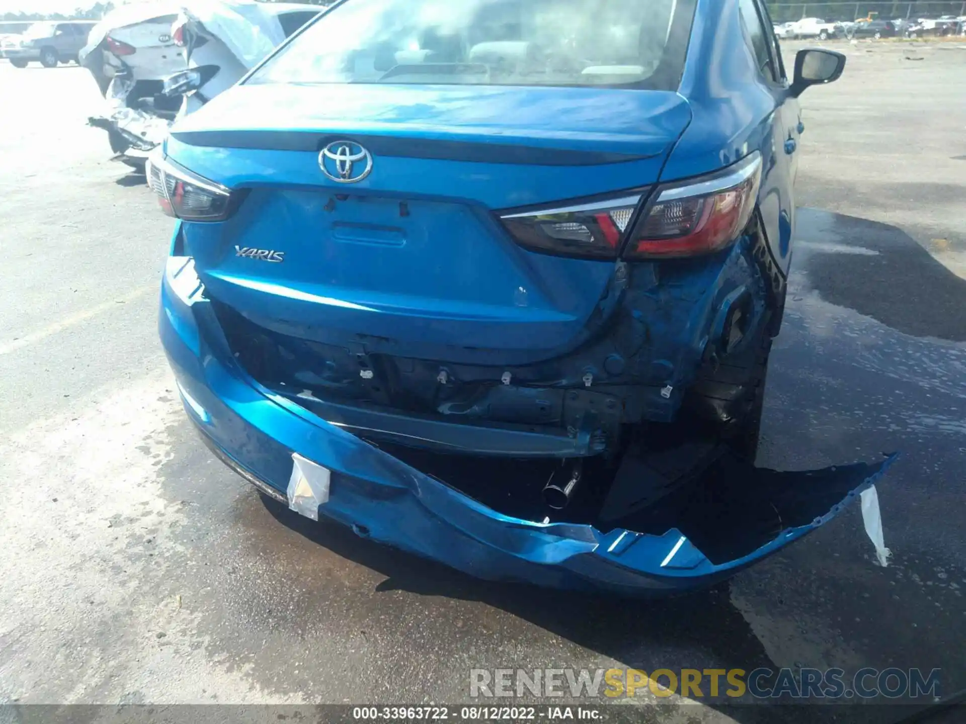 6 Photograph of a damaged car 3MYDLBYV4KY523794 TOYOTA YARIS SEDAN 2019