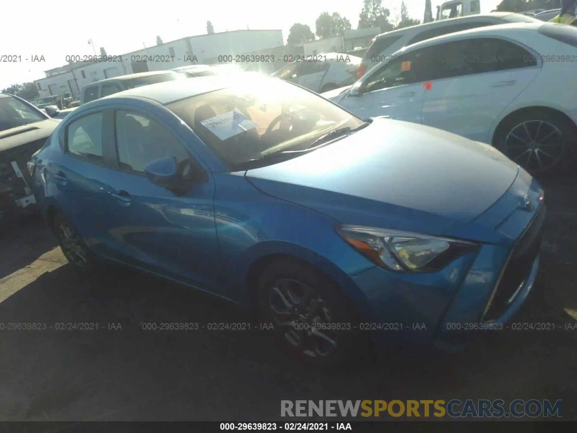 1 Photograph of a damaged car 3MYDLBYV4KY524217 TOYOTA YARIS SEDAN 2019