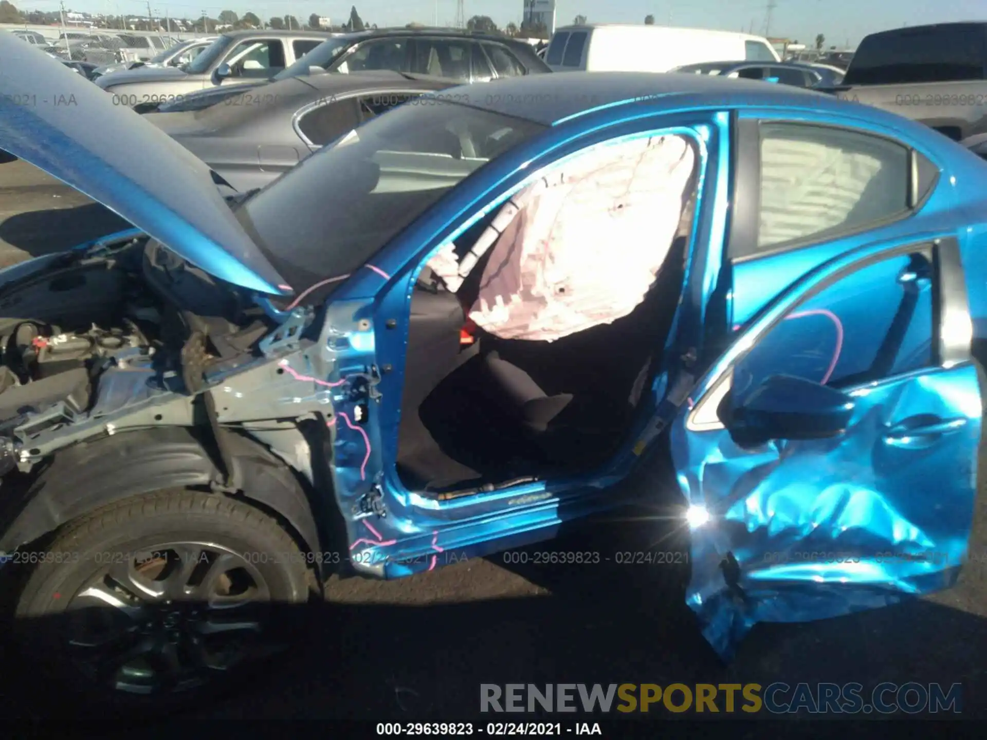 6 Photograph of a damaged car 3MYDLBYV4KY524217 TOYOTA YARIS SEDAN 2019