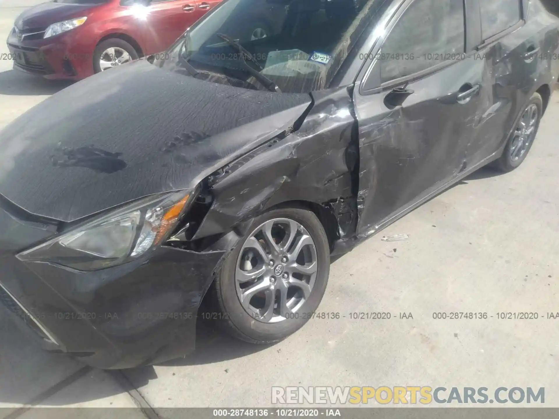 6 Photograph of a damaged car 3MYDLBYV4KY524329 TOYOTA YARIS SEDAN 2019