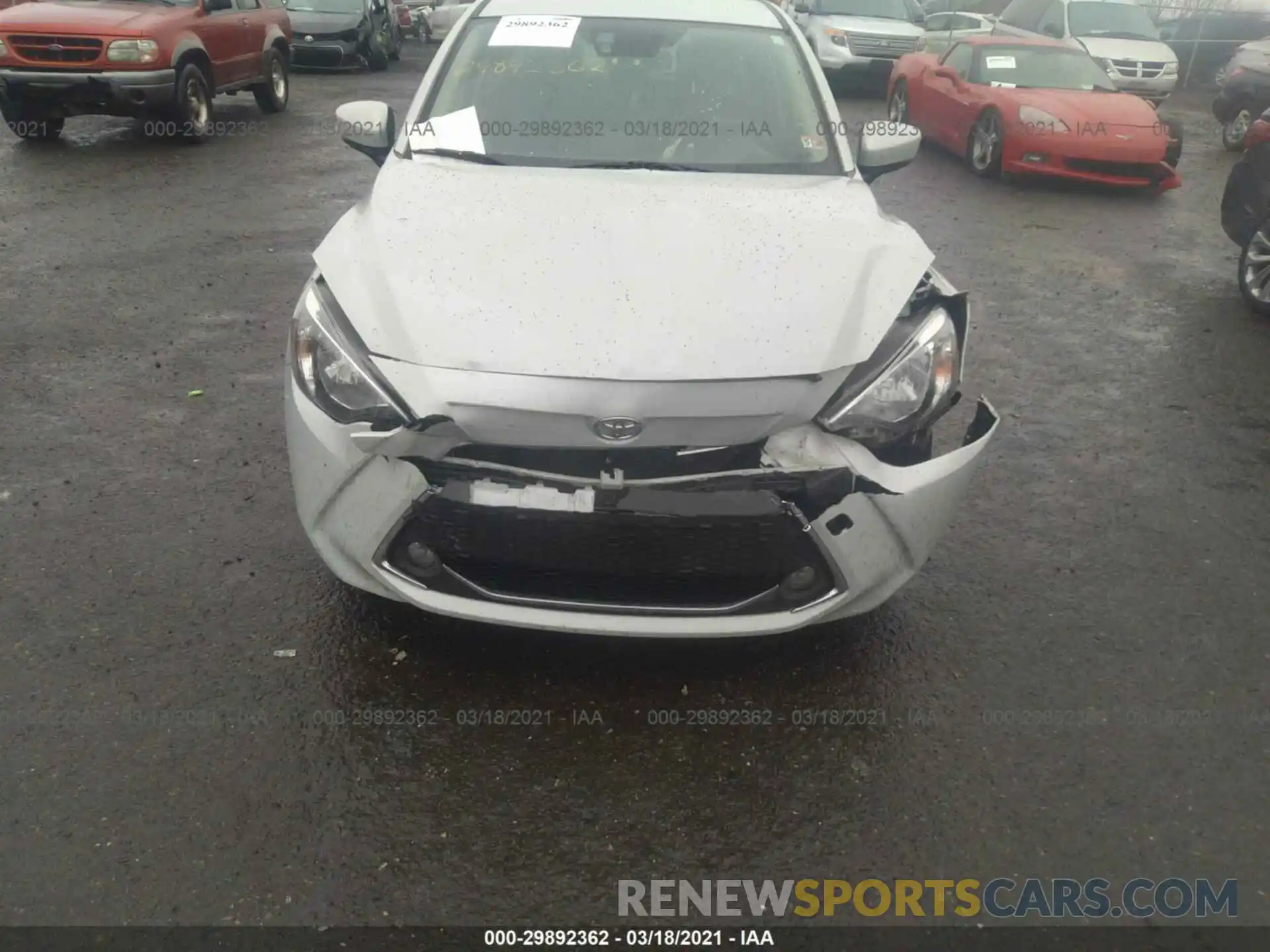 6 Photograph of a damaged car 3MYDLBYV4KY524556 TOYOTA YARIS SEDAN 2019