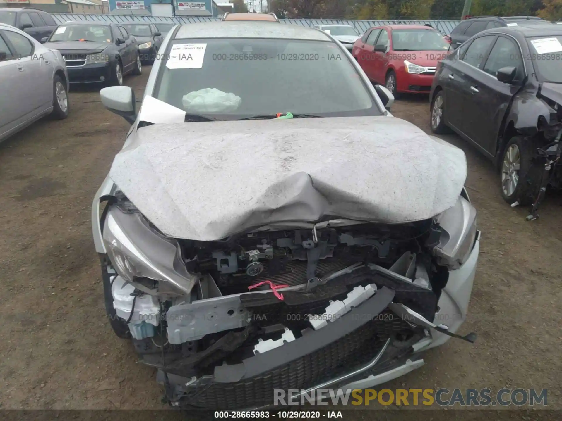 6 Photograph of a damaged car 3MYDLBYV4KY525979 TOYOTA YARIS SEDAN 2019