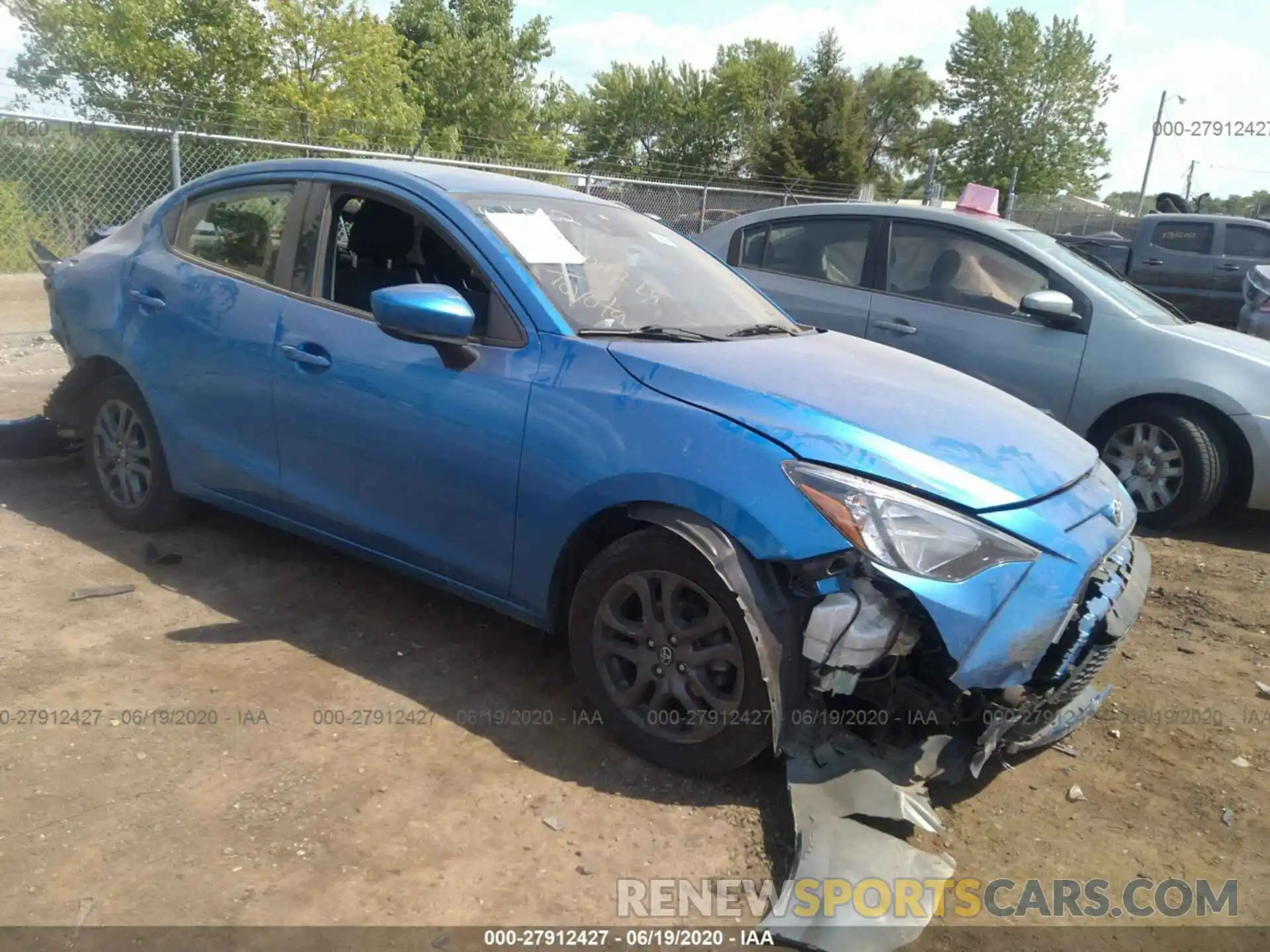 1 Photograph of a damaged car 3MYDLBYV5KY503151 TOYOTA YARIS SEDAN 2019