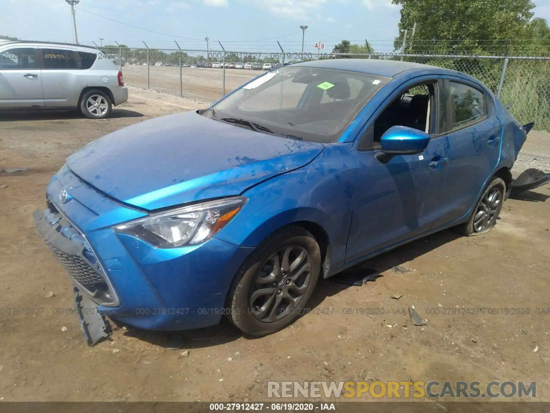 2 Photograph of a damaged car 3MYDLBYV5KY503151 TOYOTA YARIS SEDAN 2019