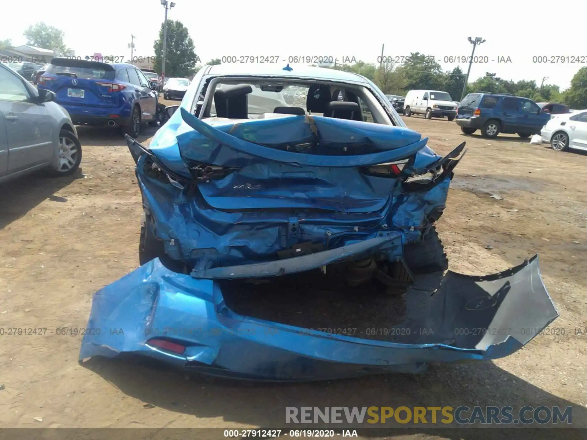 6 Photograph of a damaged car 3MYDLBYV5KY503151 TOYOTA YARIS SEDAN 2019