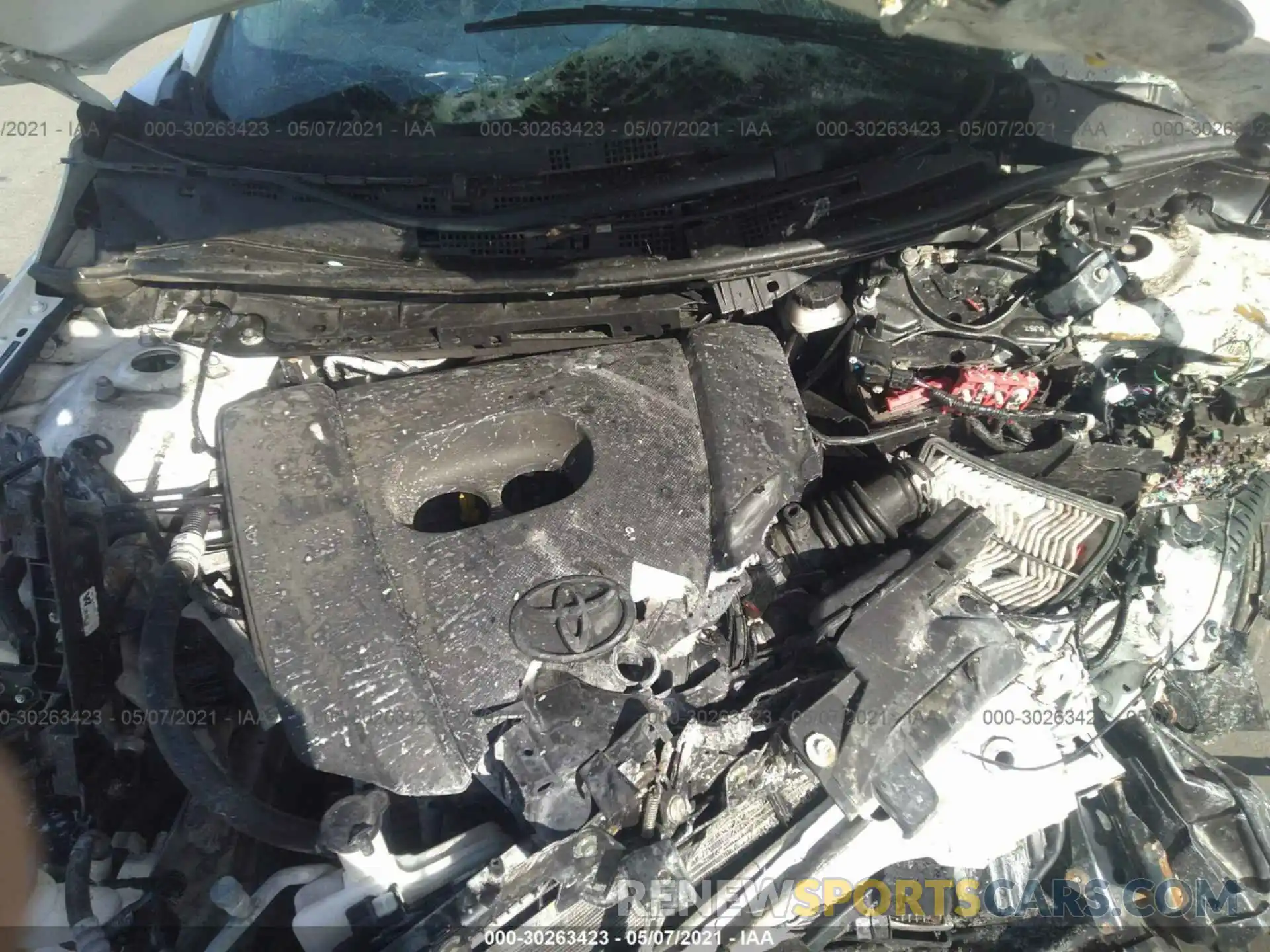 10 Photograph of a damaged car 3MYDLBYV5KY505594 TOYOTA YARIS SEDAN 2019