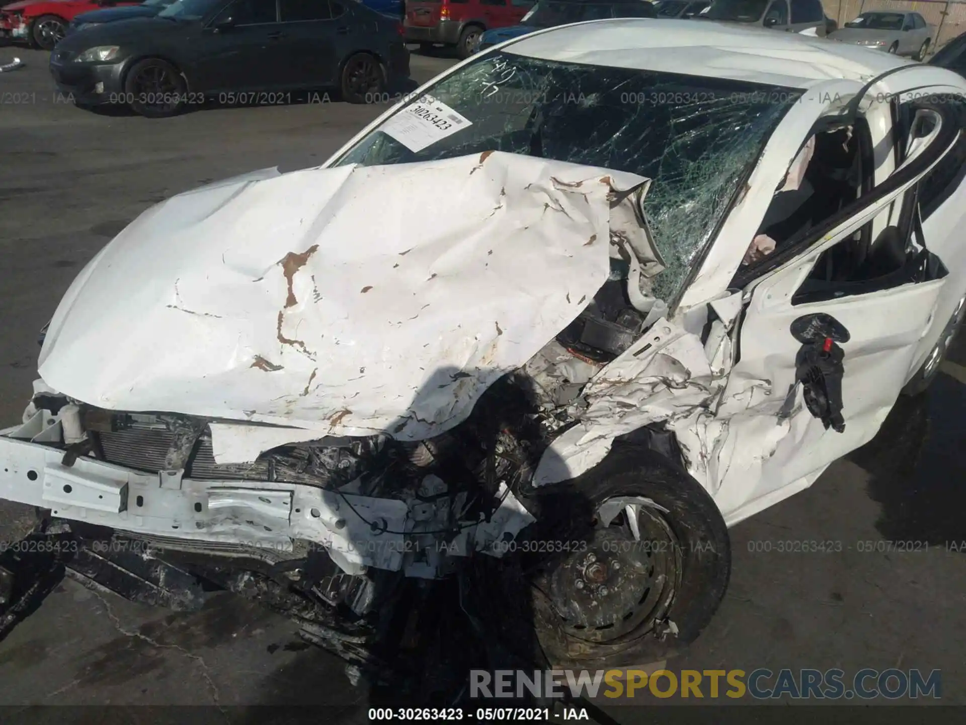 6 Photograph of a damaged car 3MYDLBYV5KY505594 TOYOTA YARIS SEDAN 2019