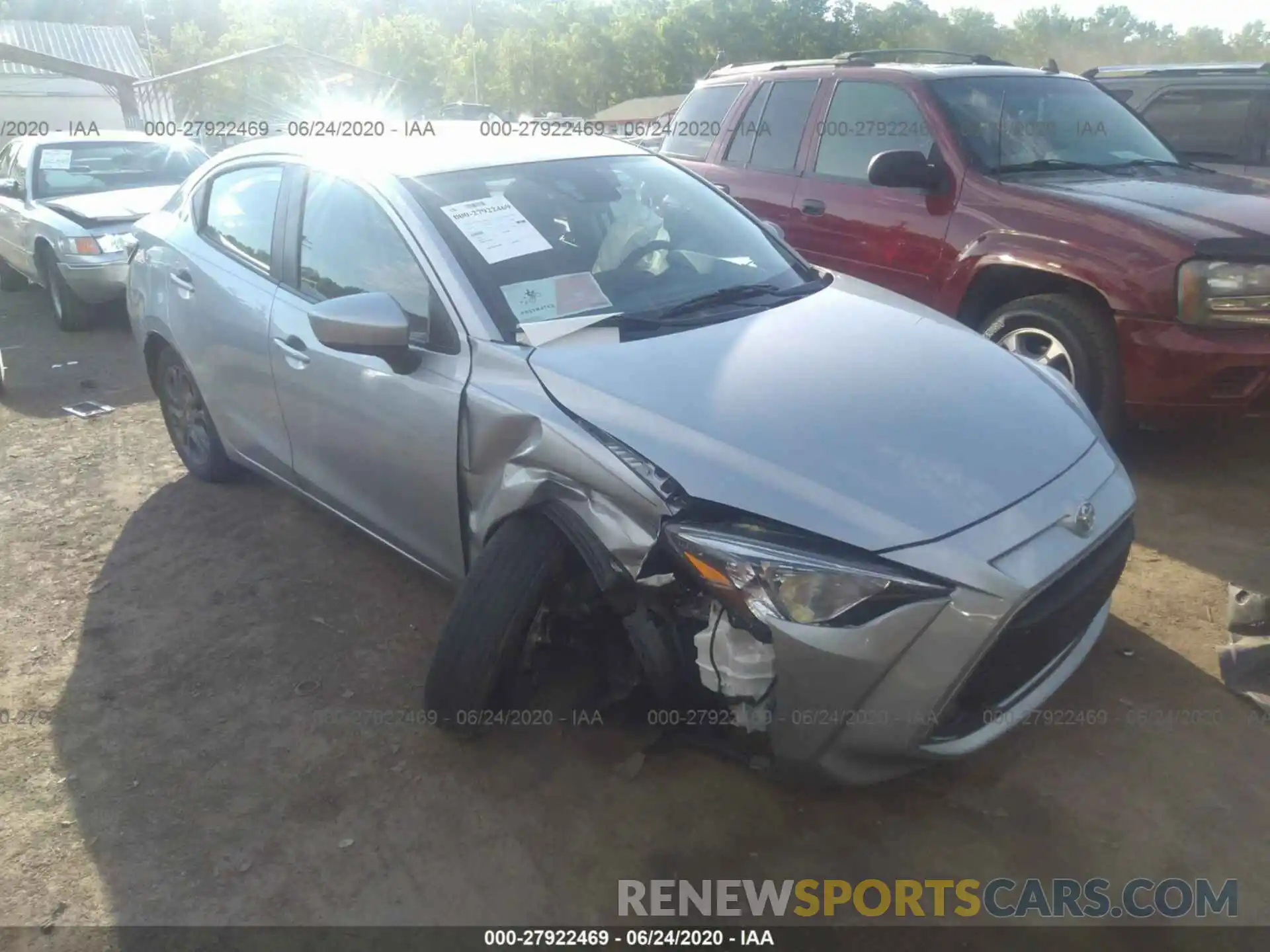 1 Photograph of a damaged car 3MYDLBYV5KY508026 TOYOTA YARIS SEDAN 2019