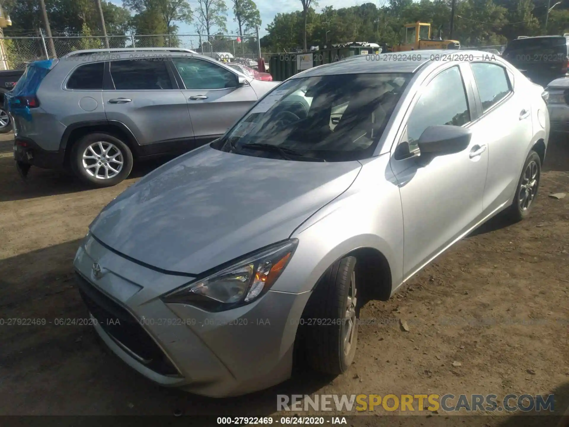 2 Photograph of a damaged car 3MYDLBYV5KY508026 TOYOTA YARIS SEDAN 2019