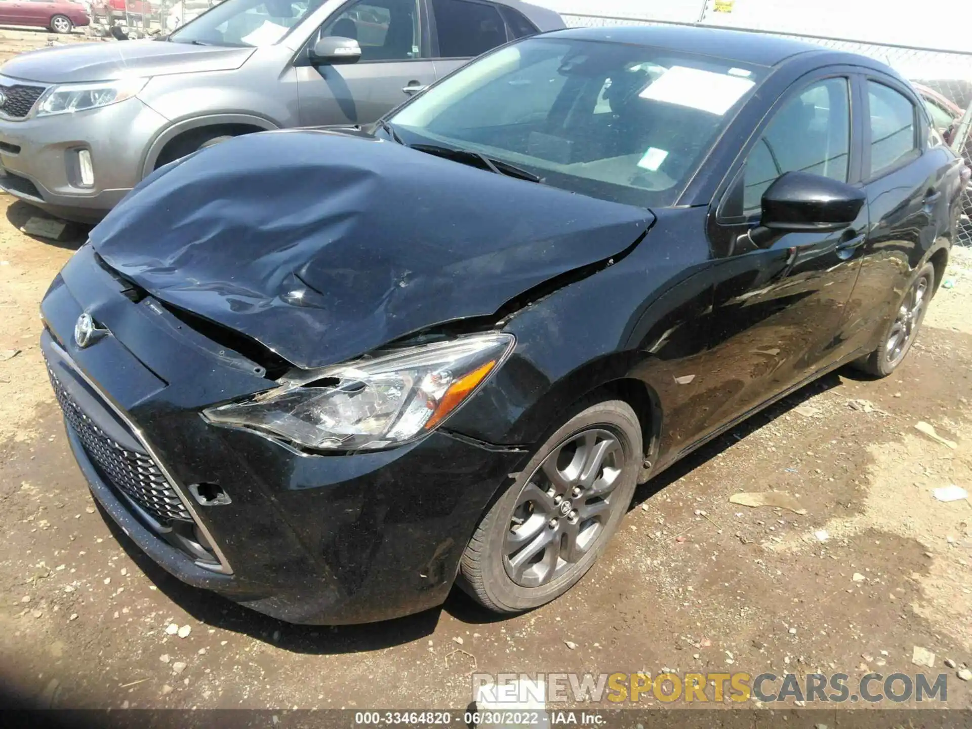 2 Photograph of a damaged car 3MYDLBYV5KY509032 TOYOTA YARIS SEDAN 2019