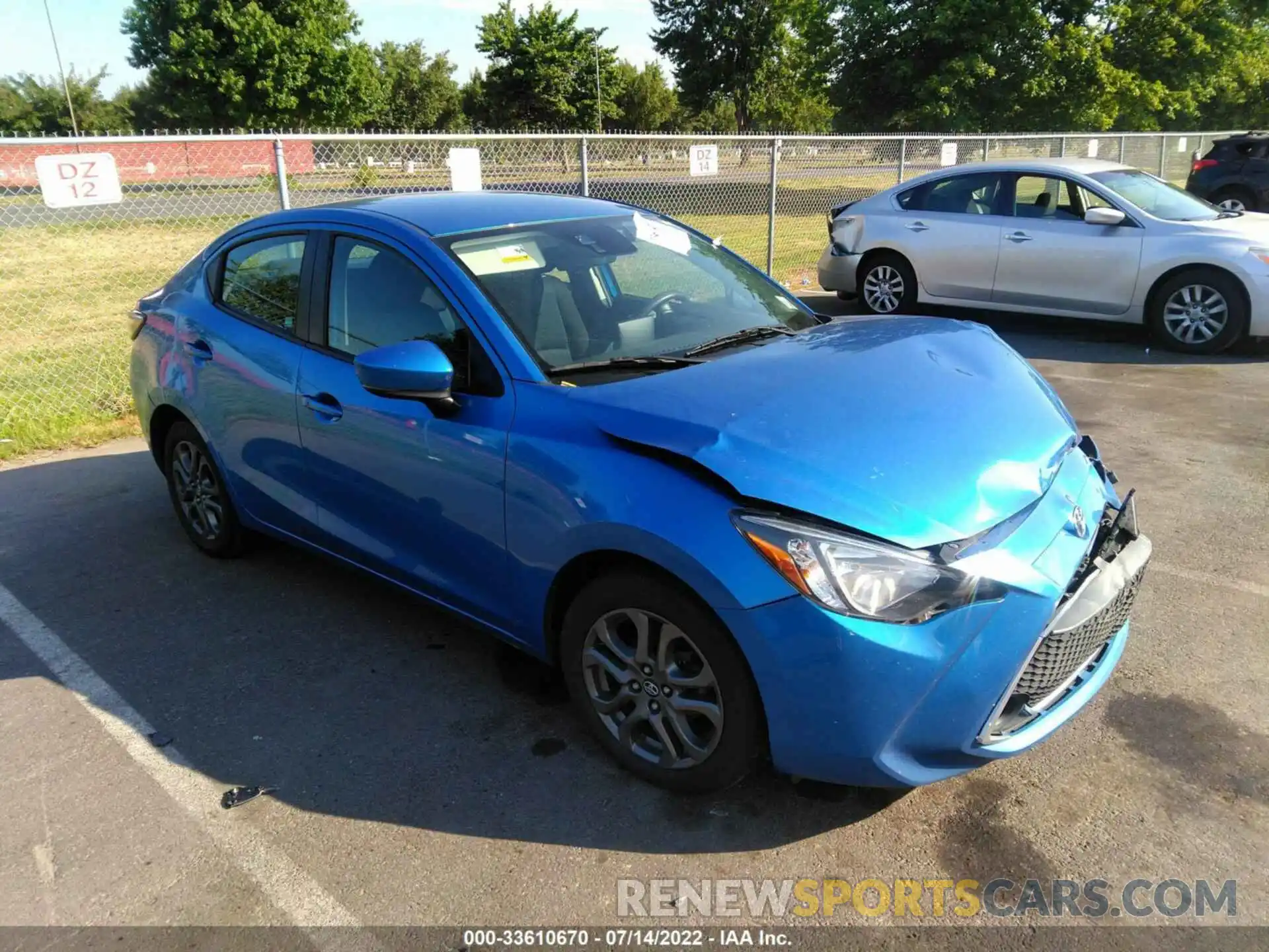 1 Photograph of a damaged car 3MYDLBYV5KY510312 TOYOTA YARIS SEDAN 2019